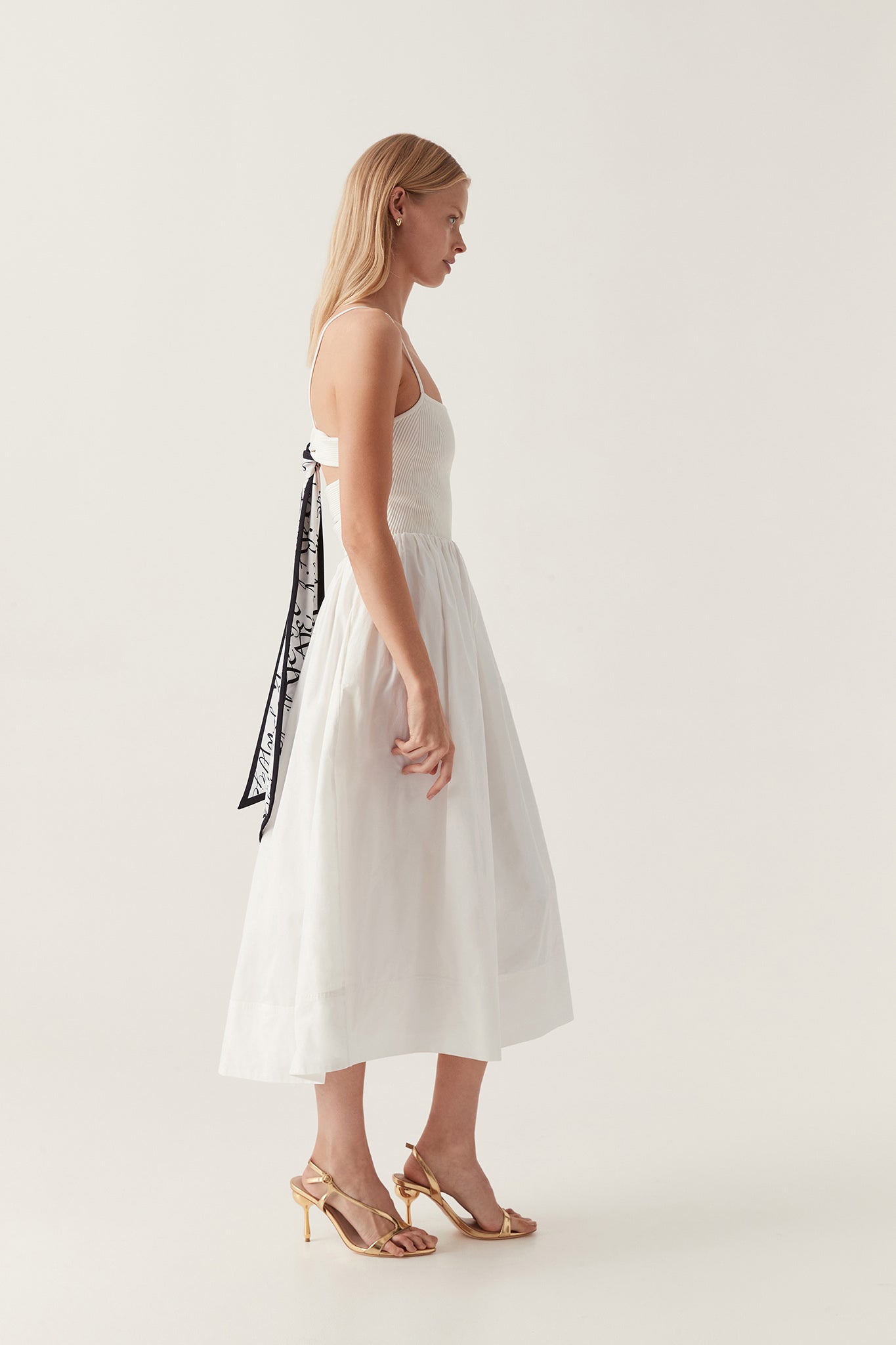Danica Tie Back Midi Dress