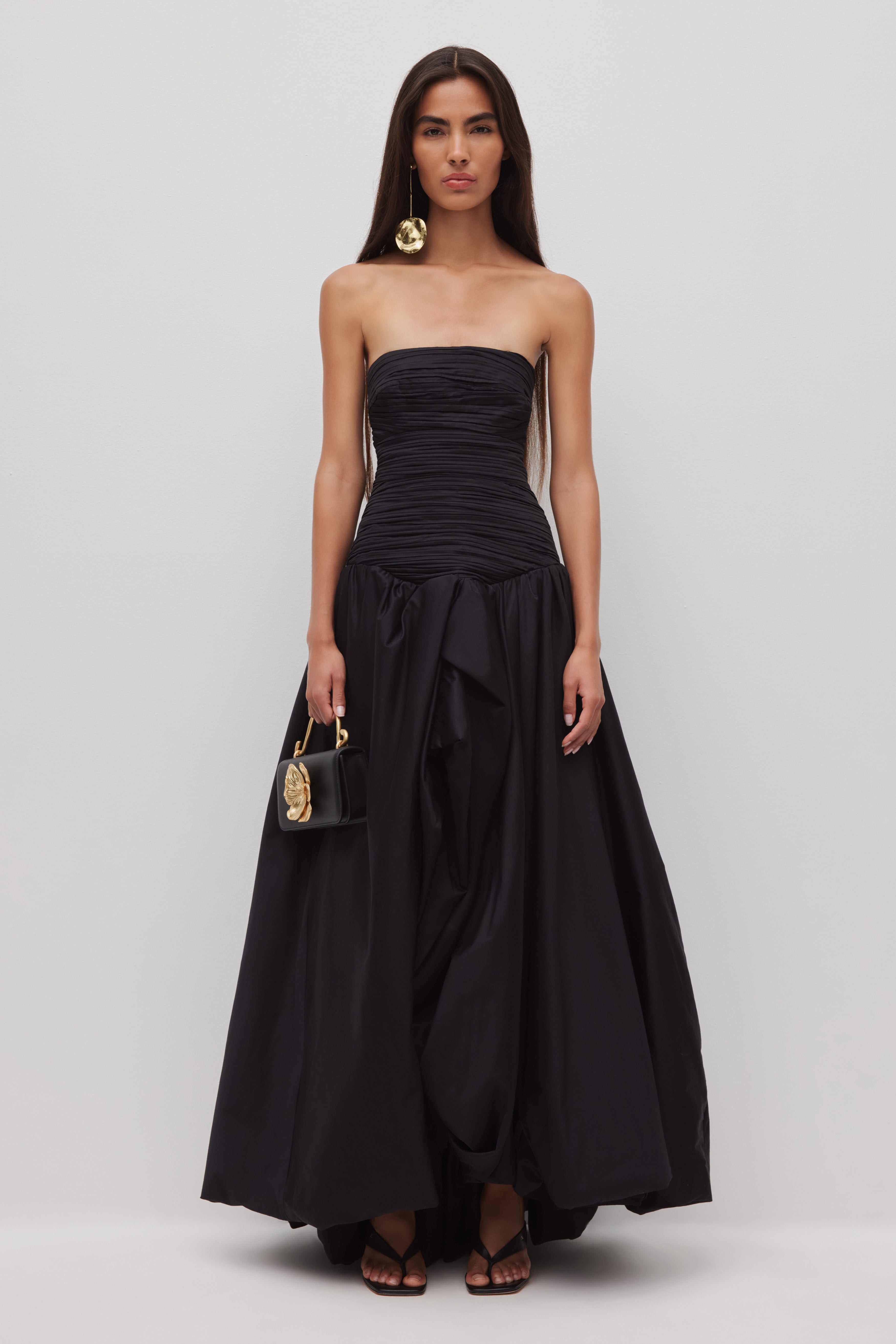 Violette Bubble Hem Maxi Drs