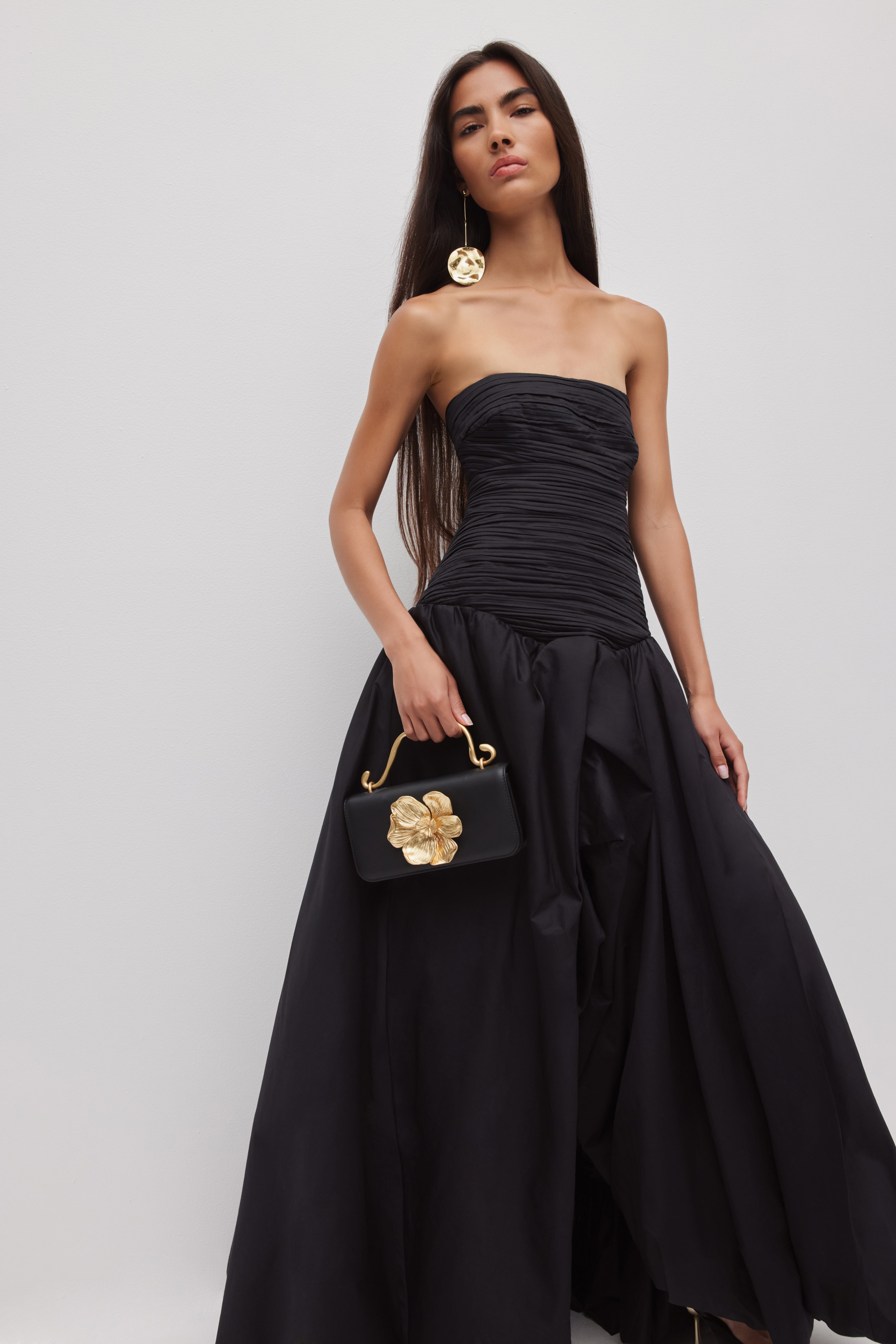 Violette Bubble Hem Maxi Drs