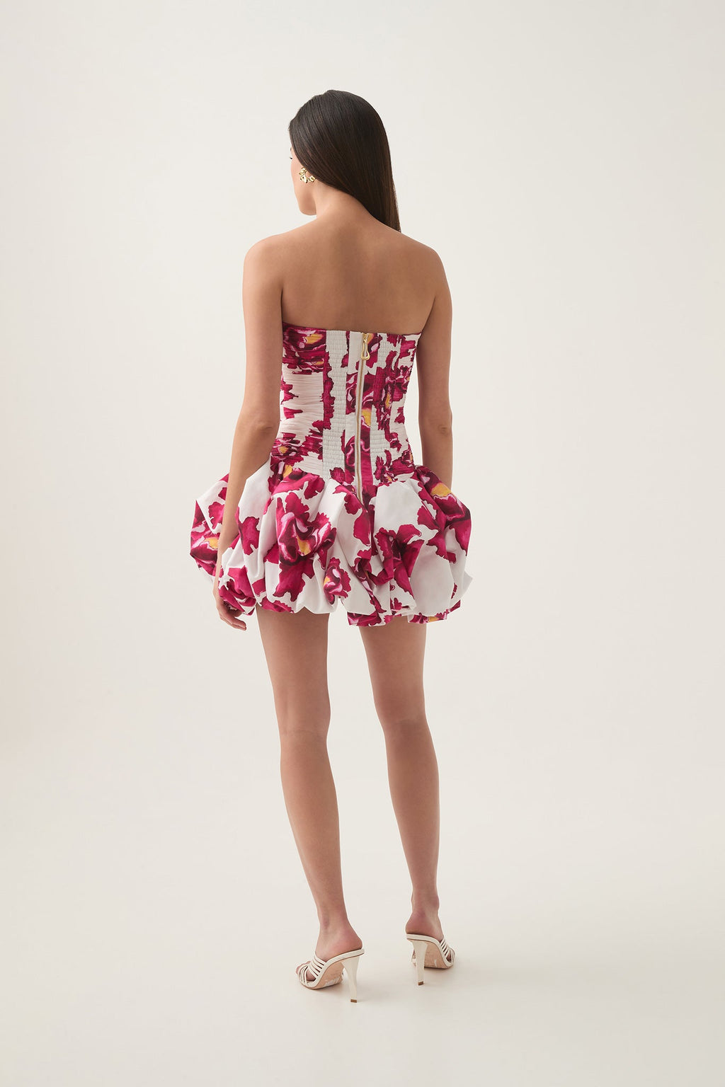 Violette Bubble Hem Mini Dress