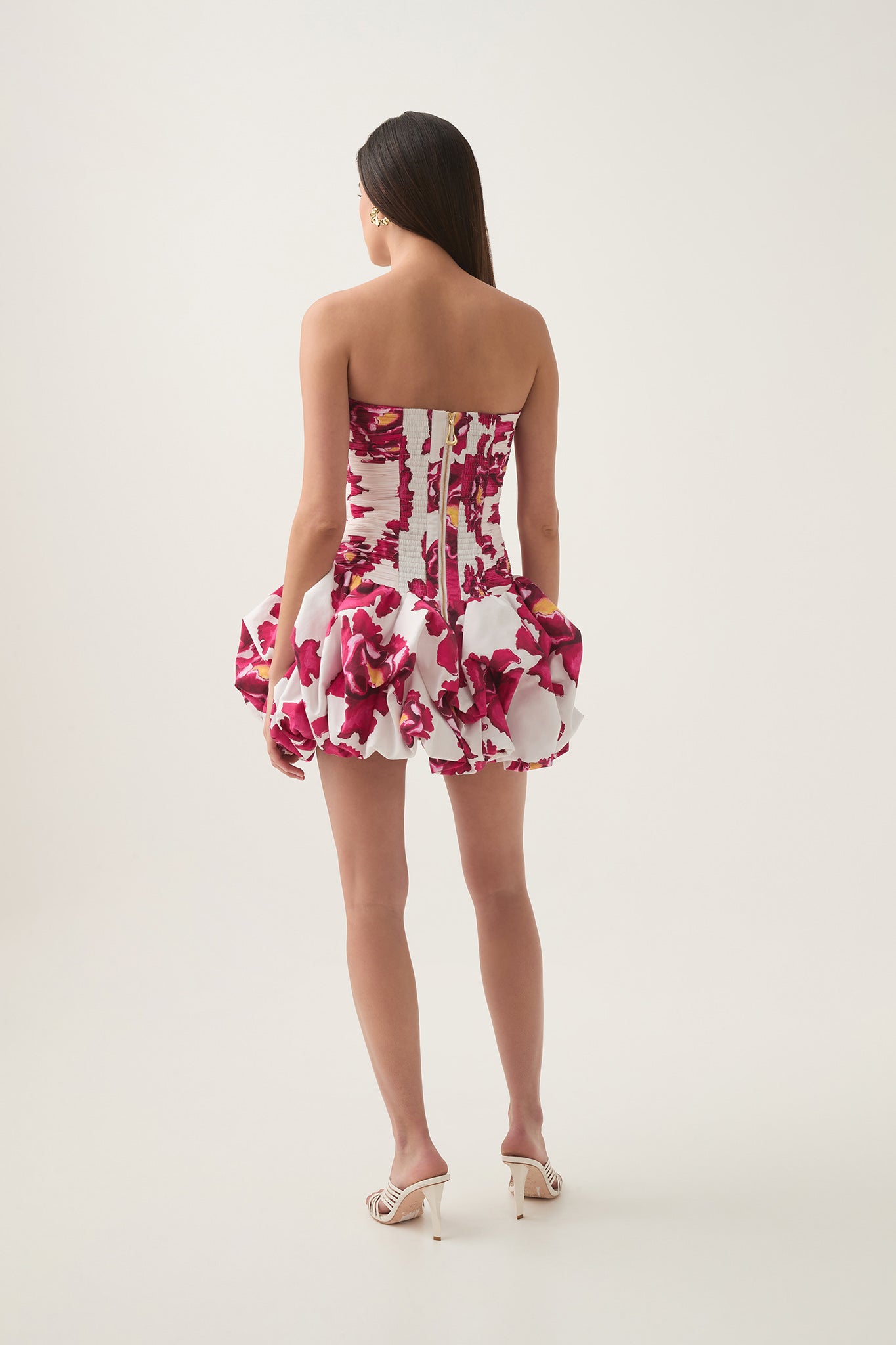 Violette Bubble Hem Mini Dress