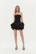 Violette Bubble Hem Mini Dress