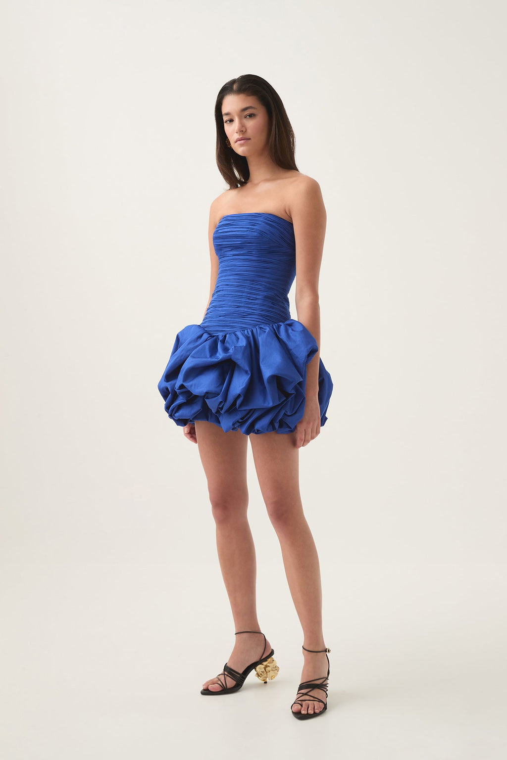Violette Bubble Hem Mini Dress