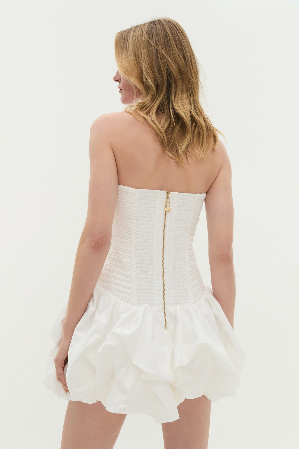 Violette Bubble Hem Mini Dress