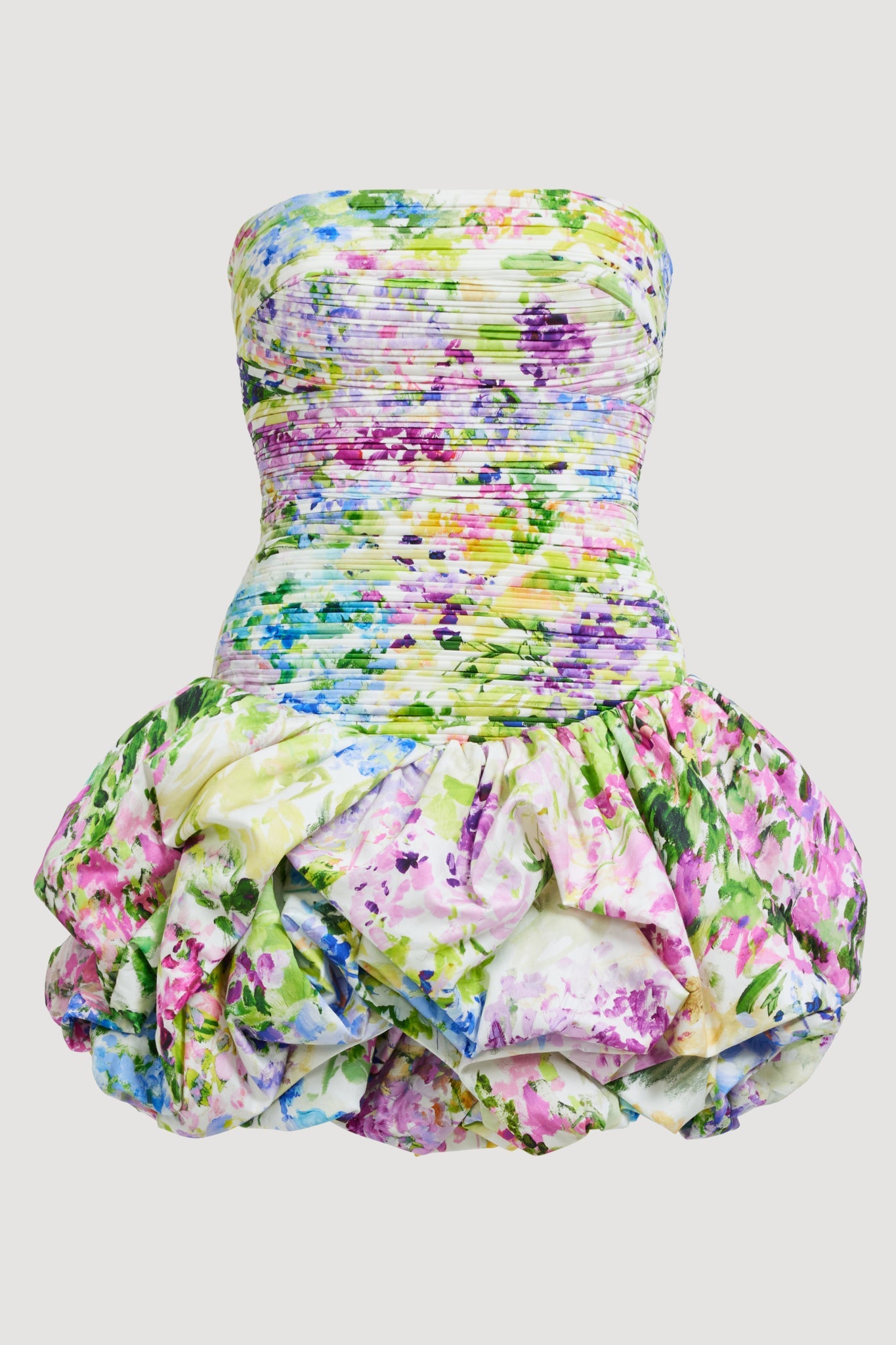 Violette Bubble Hem Mini Dress