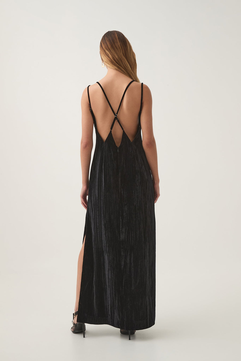 Moonbow Velvet Maxi Dress