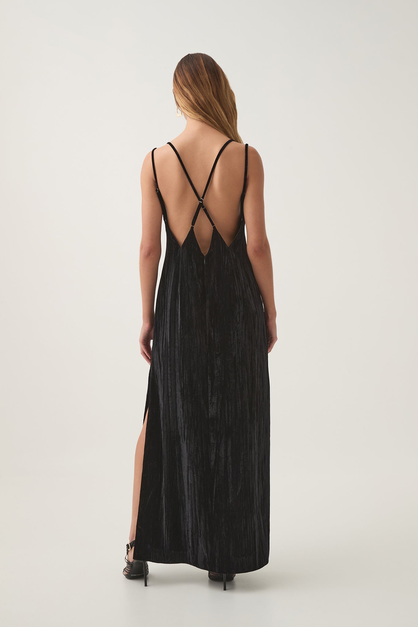 Moonbow Velvet Maxi Dress
