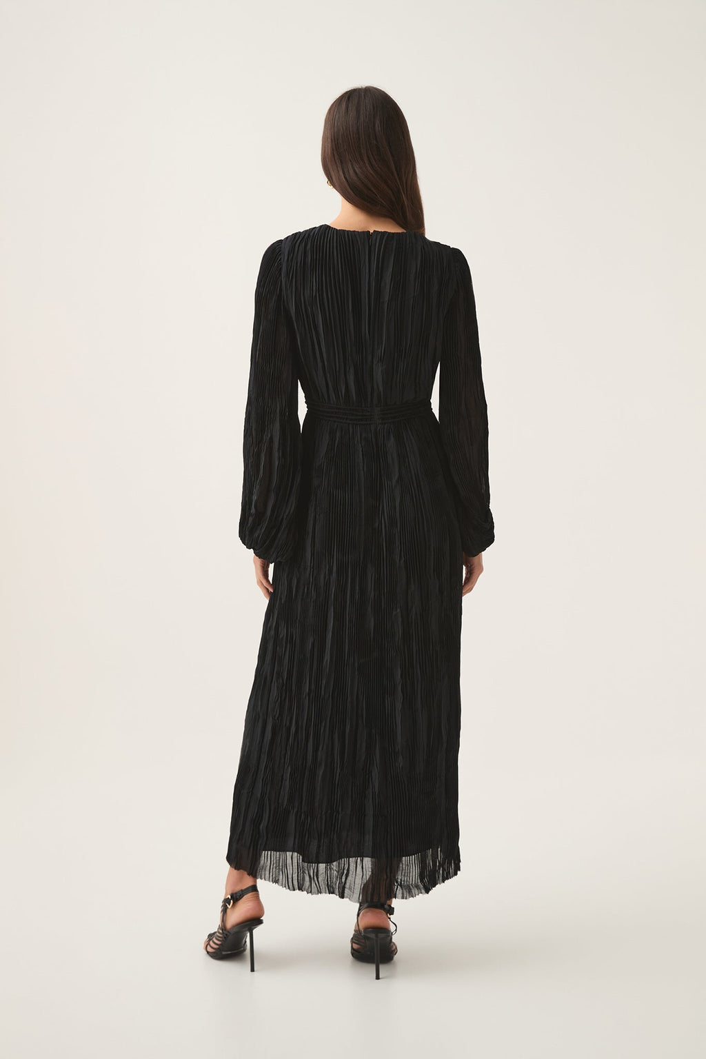 Genevieve Pleated Midi Dress
