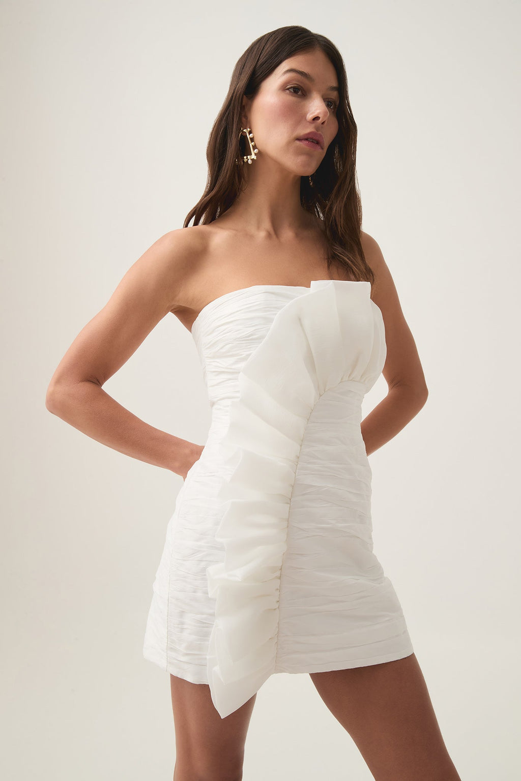 Telma Ruffle Mini Dress