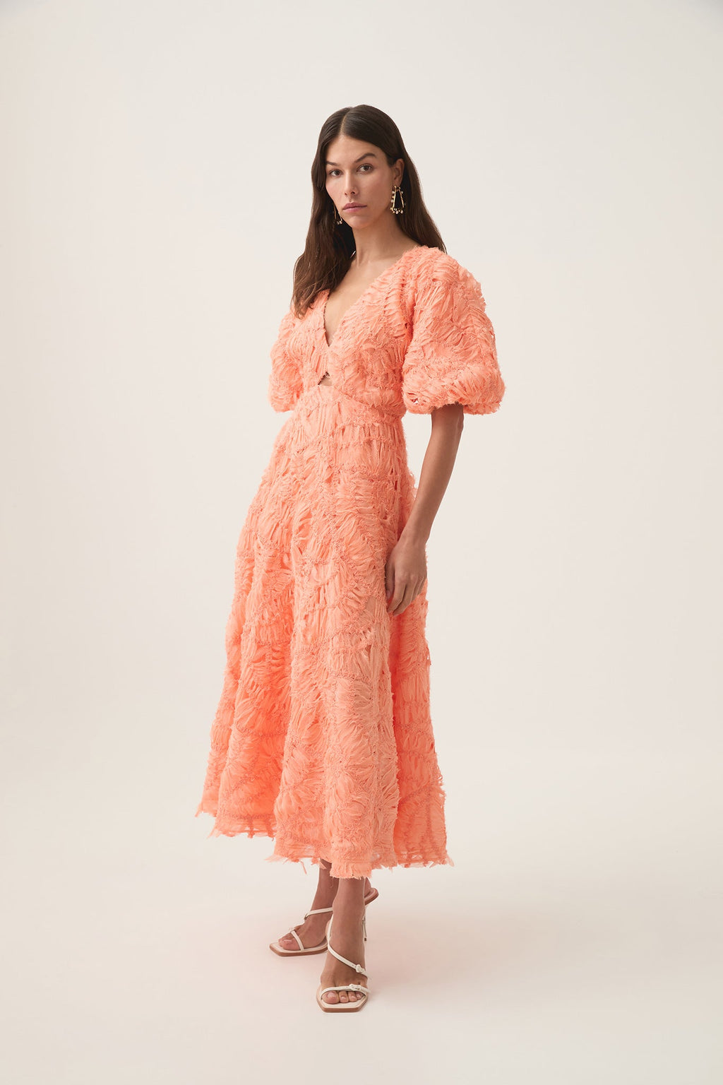 Florential Text Midi Dress