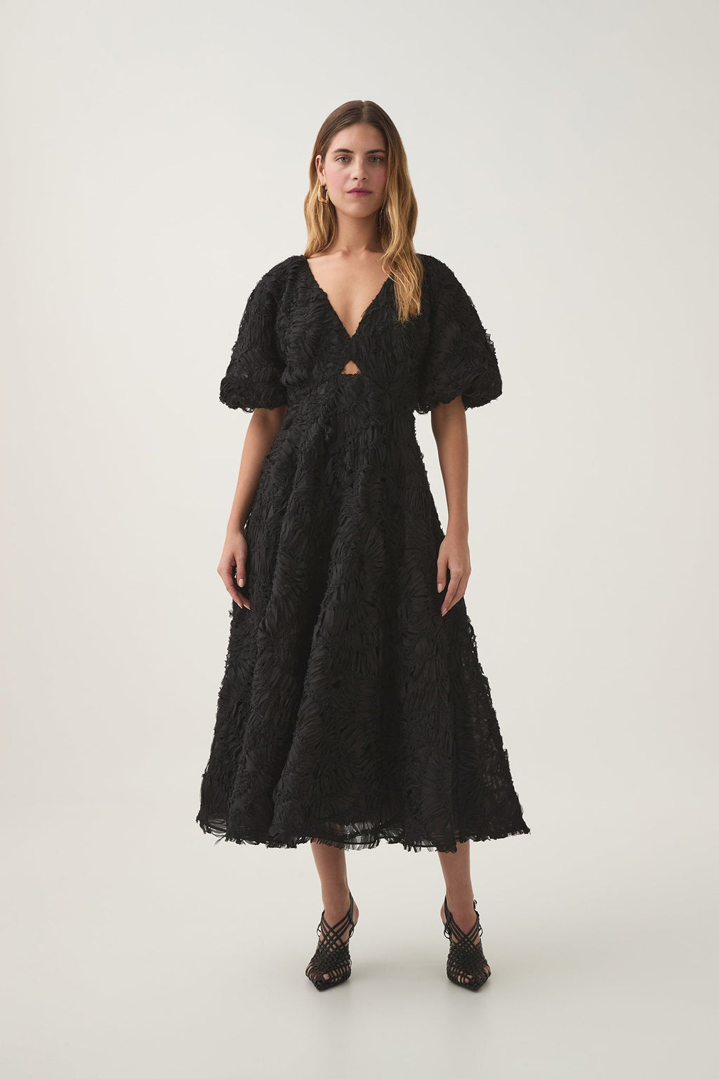 Florential Text Midi Dress