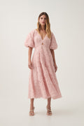 Florential Text Midi Dress