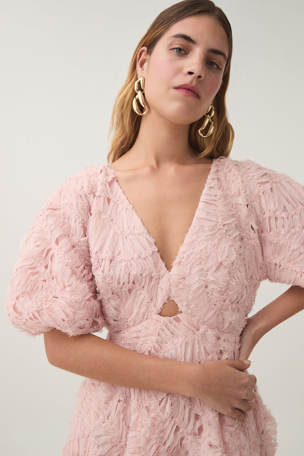 Florential Text Midi Dress