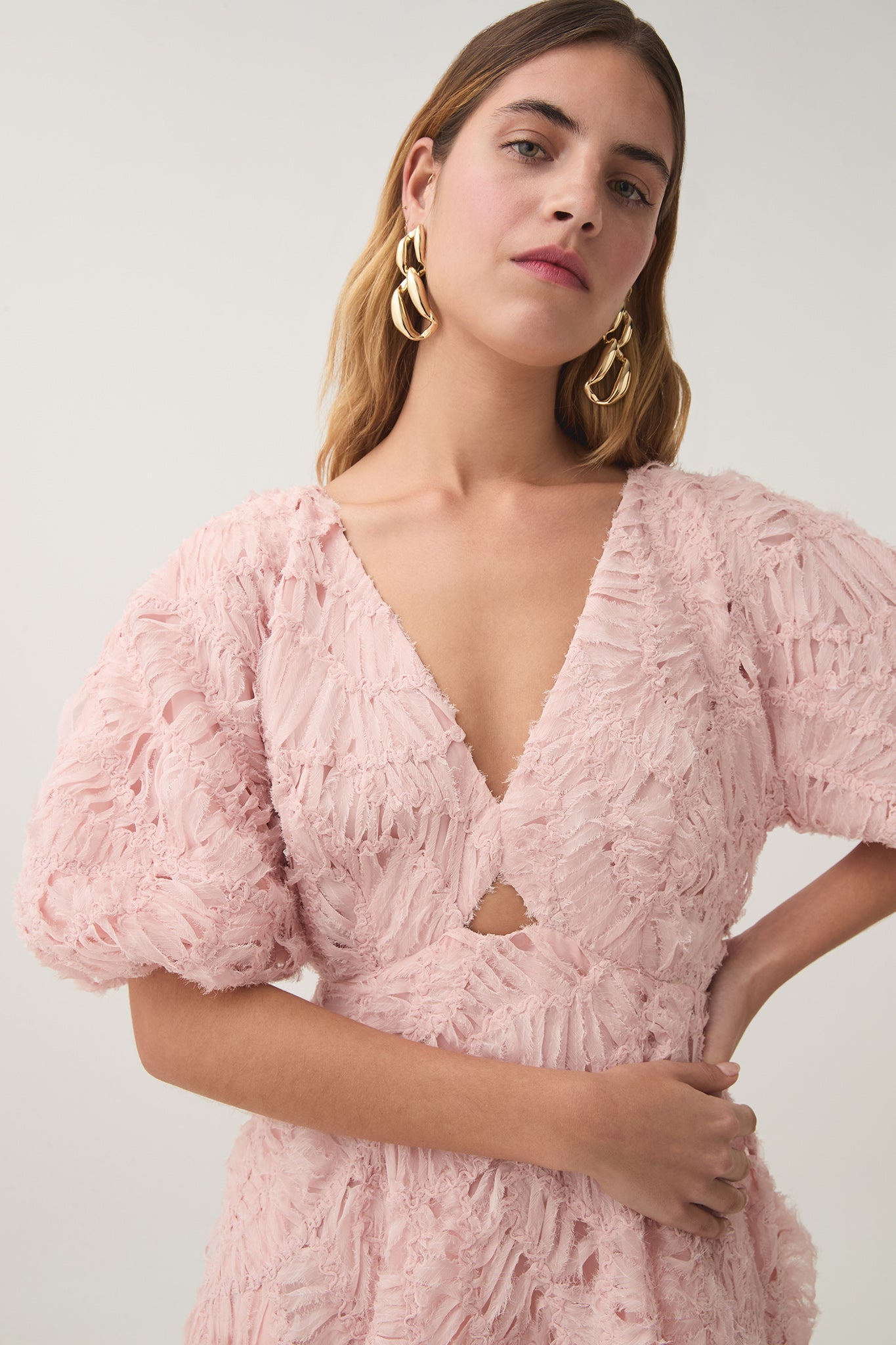 Florential Text Midi Dress