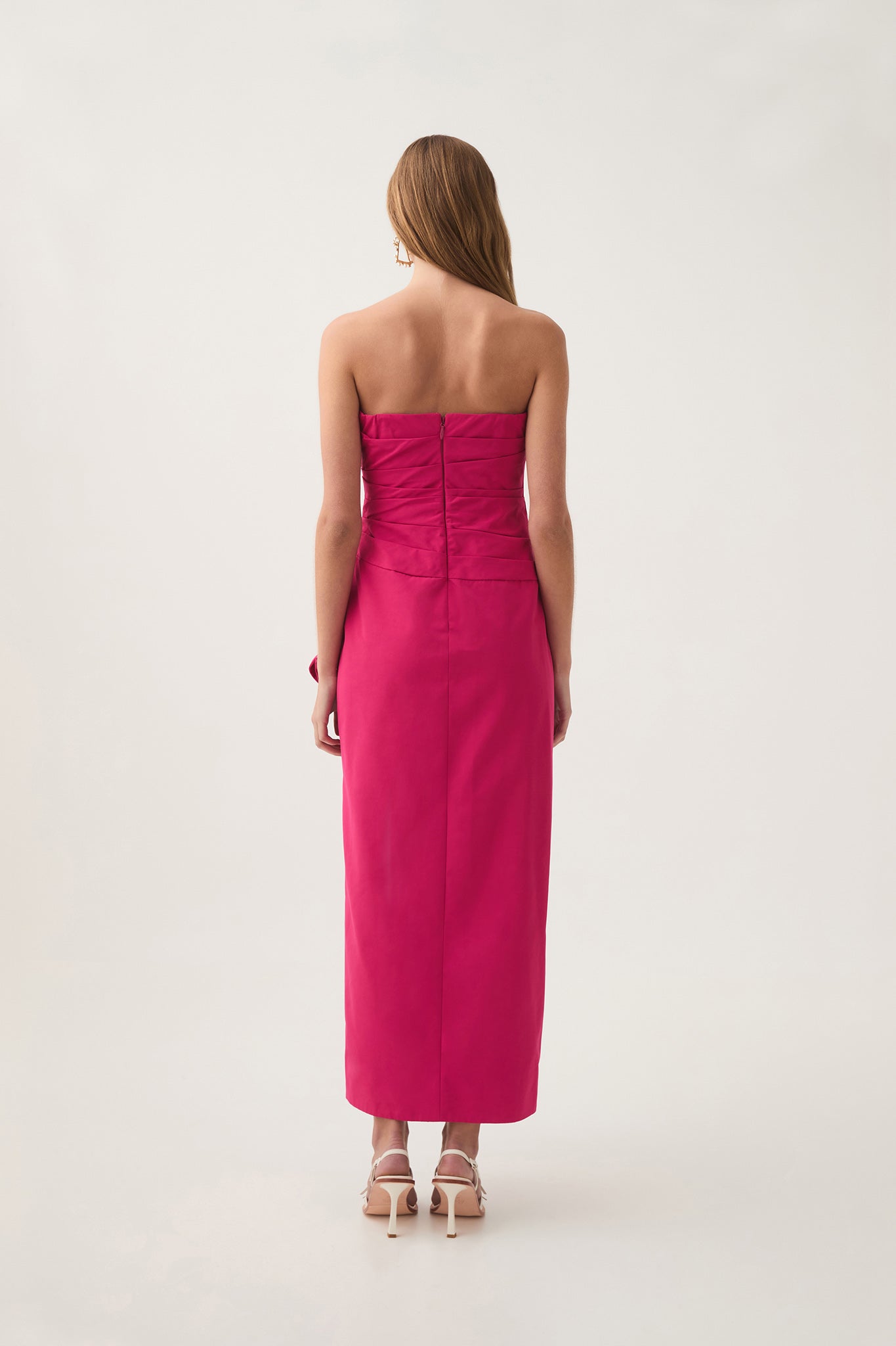 Roma Draped Midi Dress
