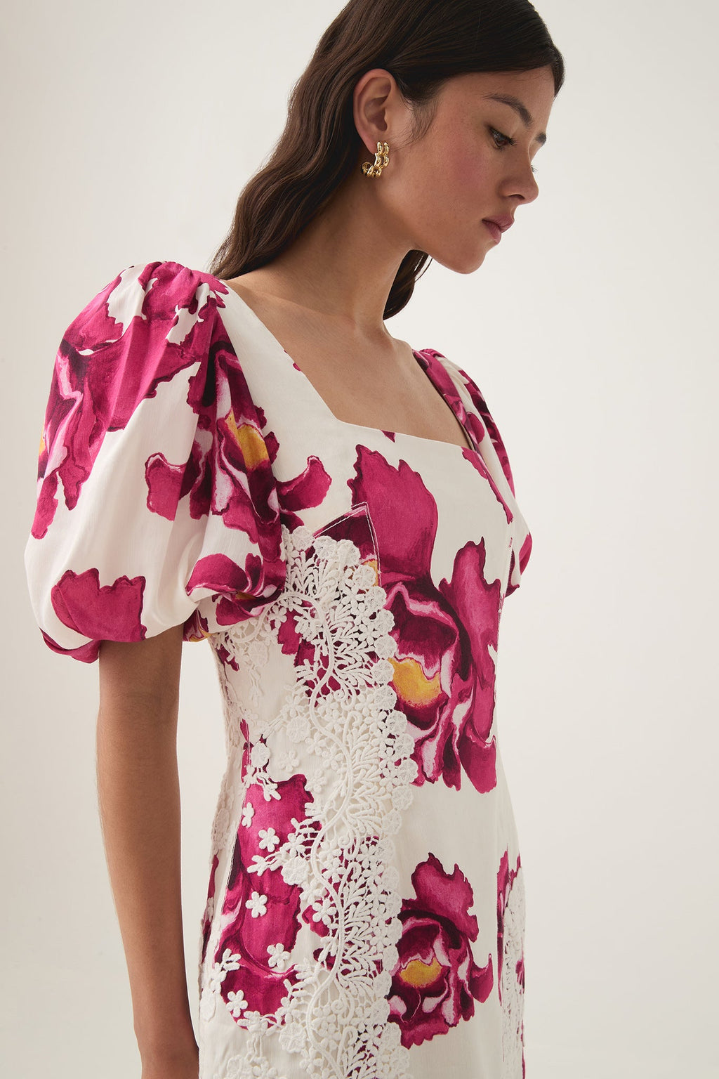 Solace Lace Trim Mini Dress