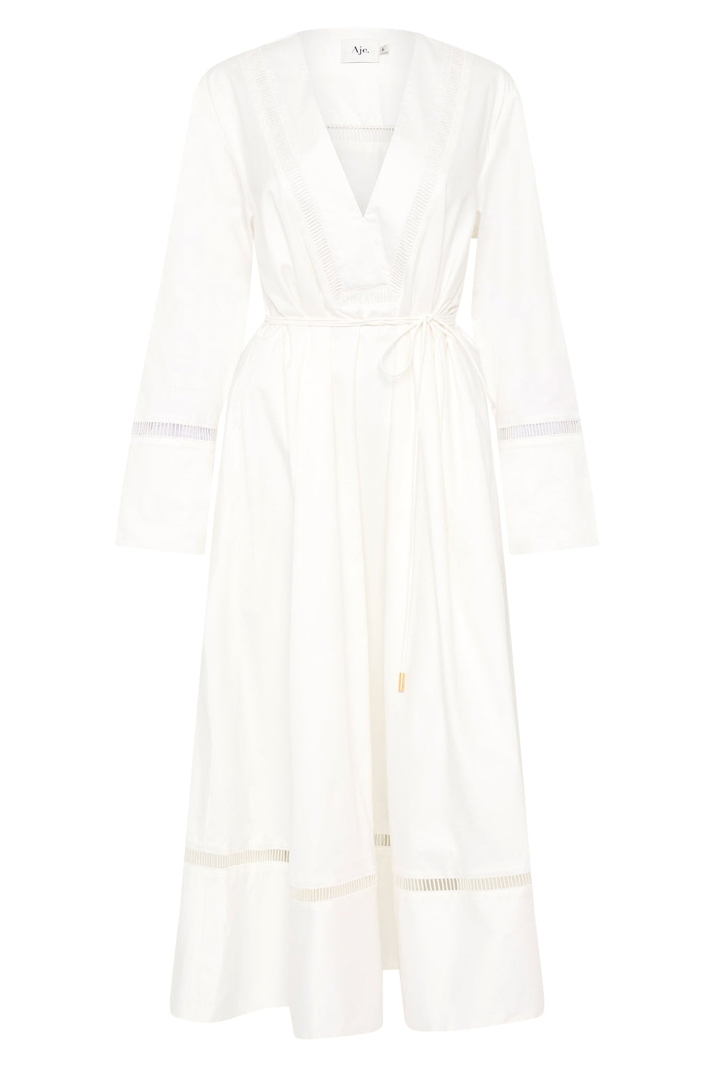 Reborn Ladder Trim Midi Dress