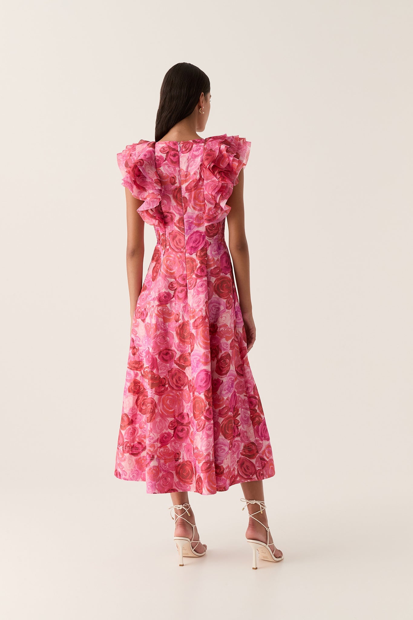 Enchanted Plunge Midi Dress