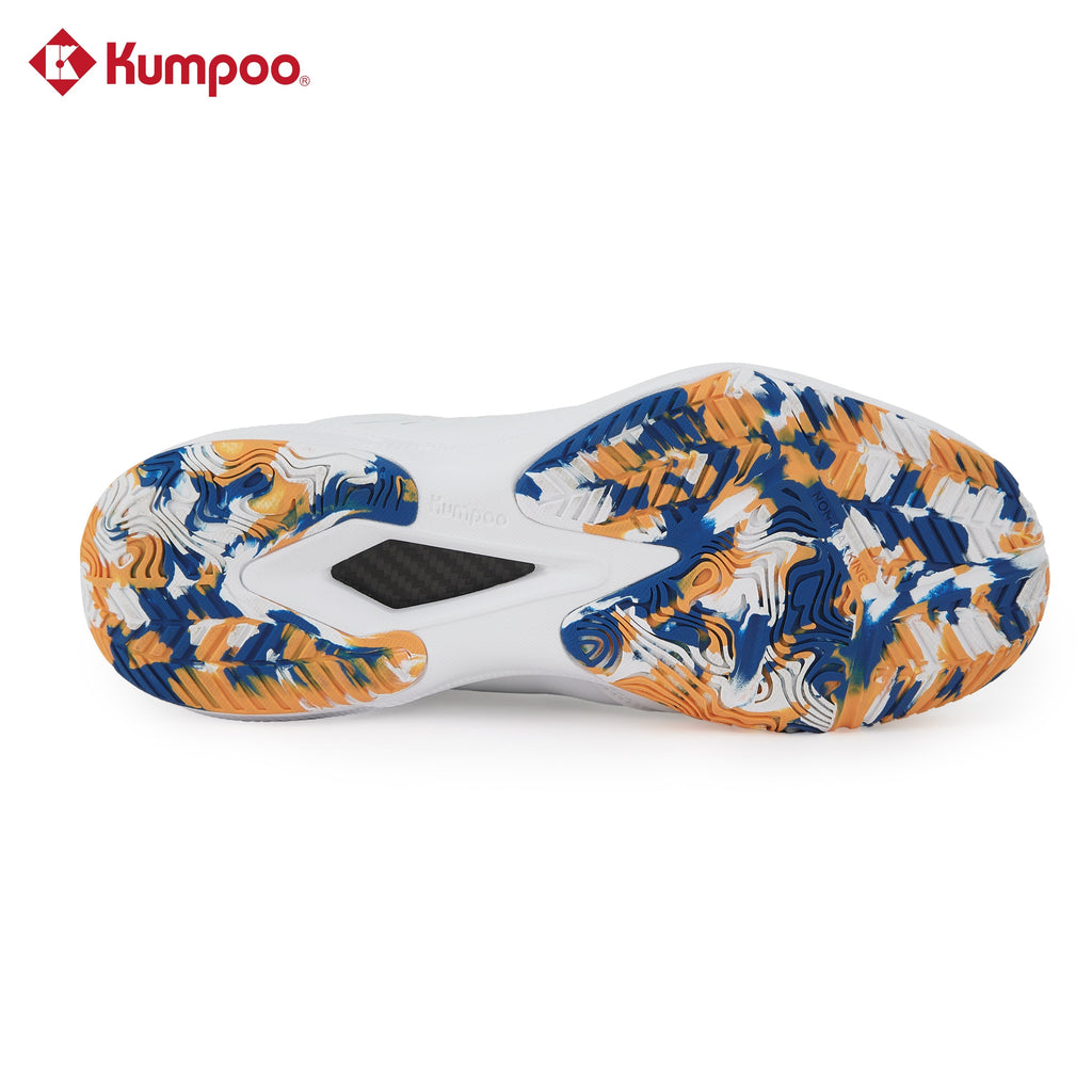 Kumpoo KH-E317 Badminton Shoe (White/Blue)