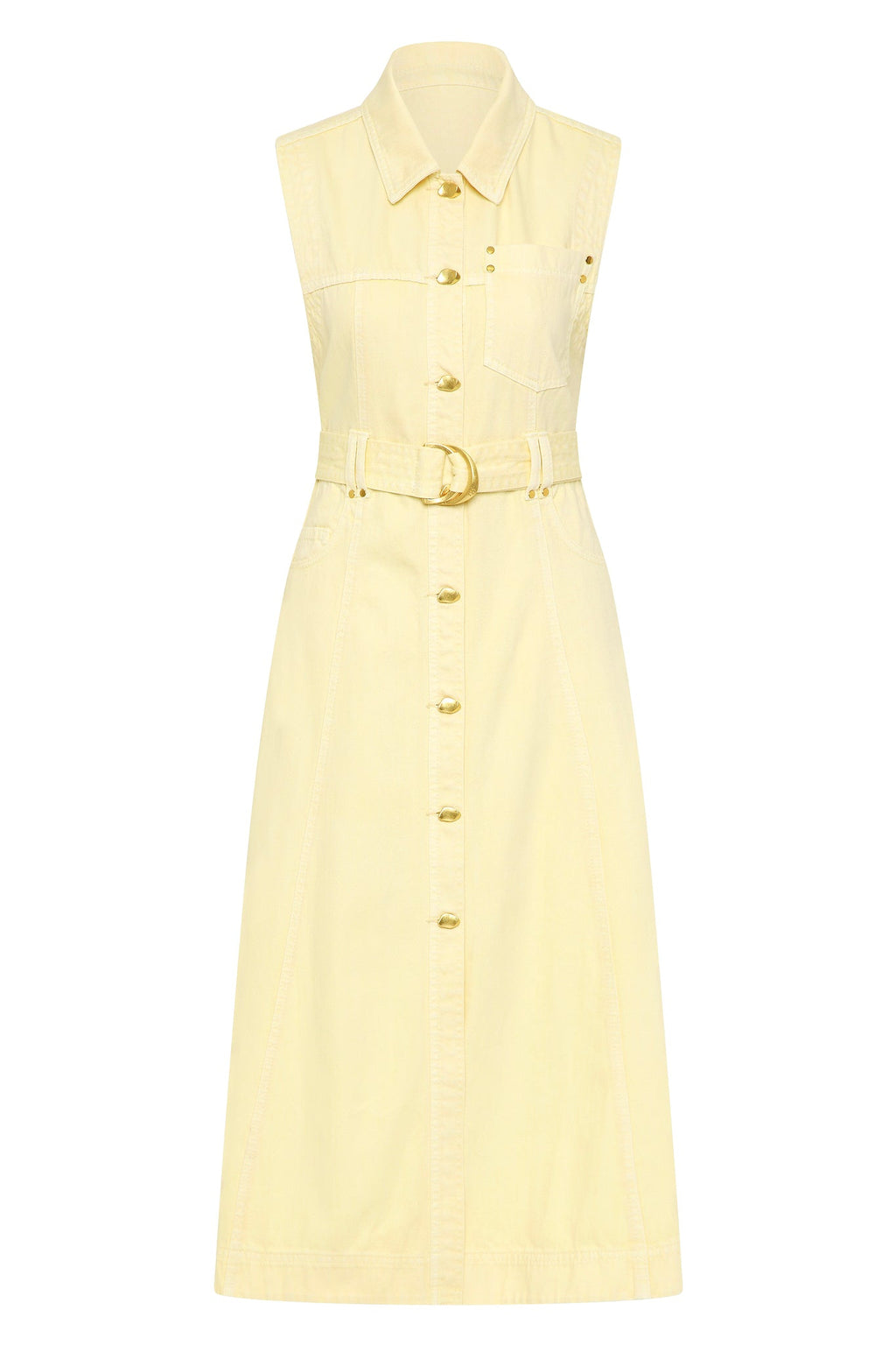 Ray Denim Midi Dress