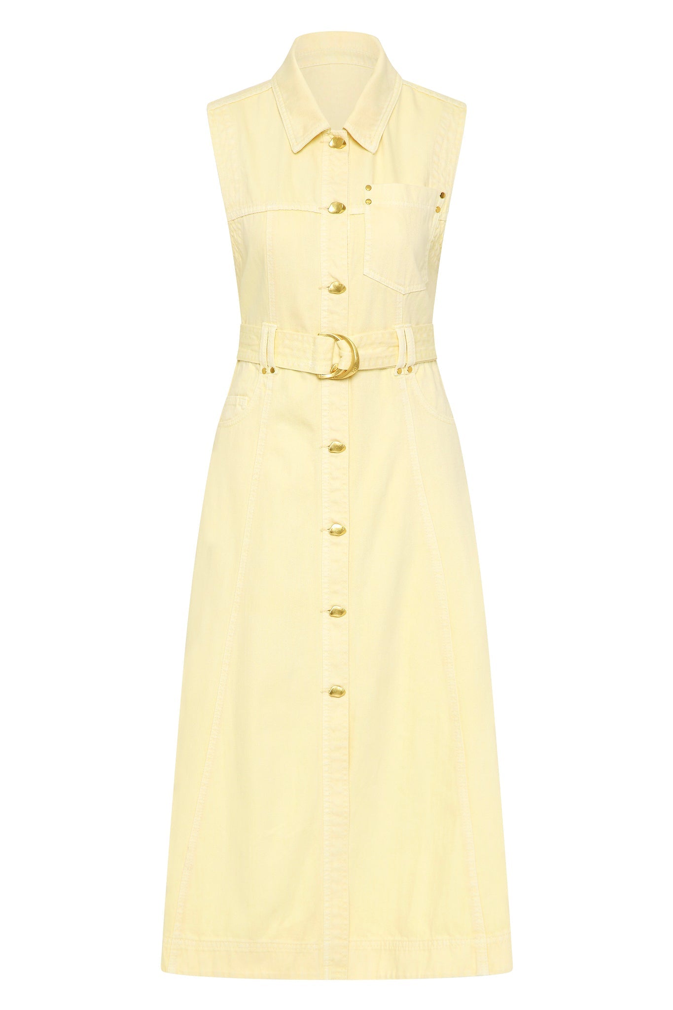 Ray Denim Midi Dress