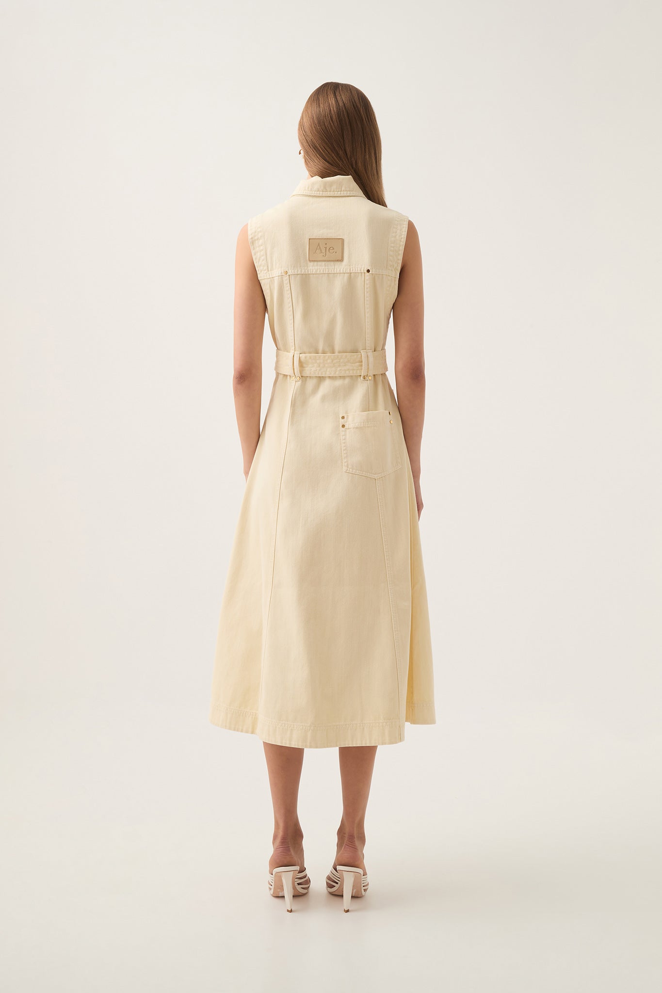 Ray Denim Midi Dress