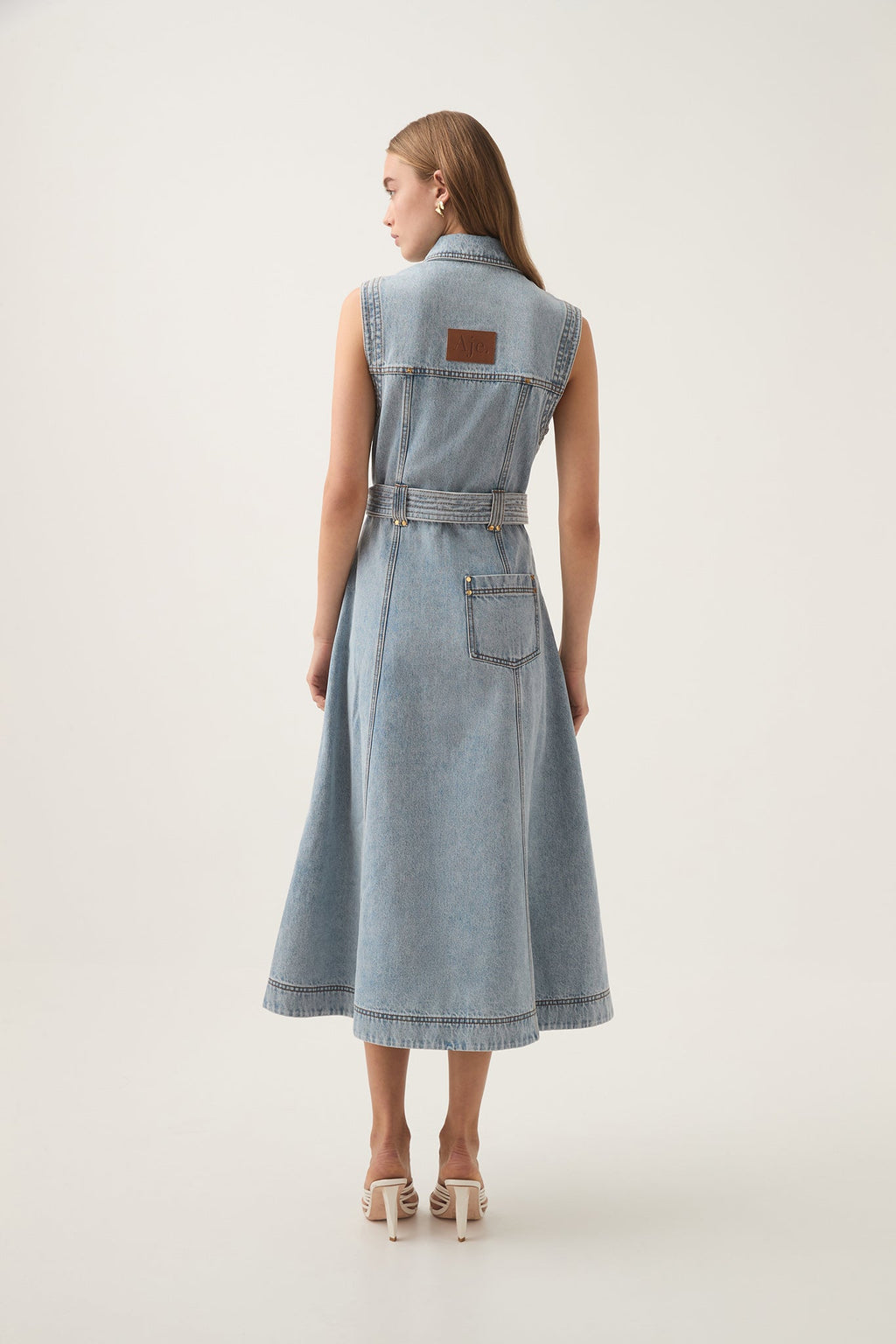 Ray Denim Midi Dress