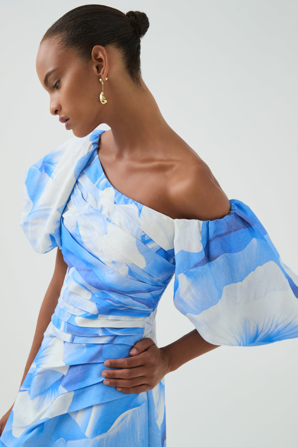 Cadence Ruched Midi Dress