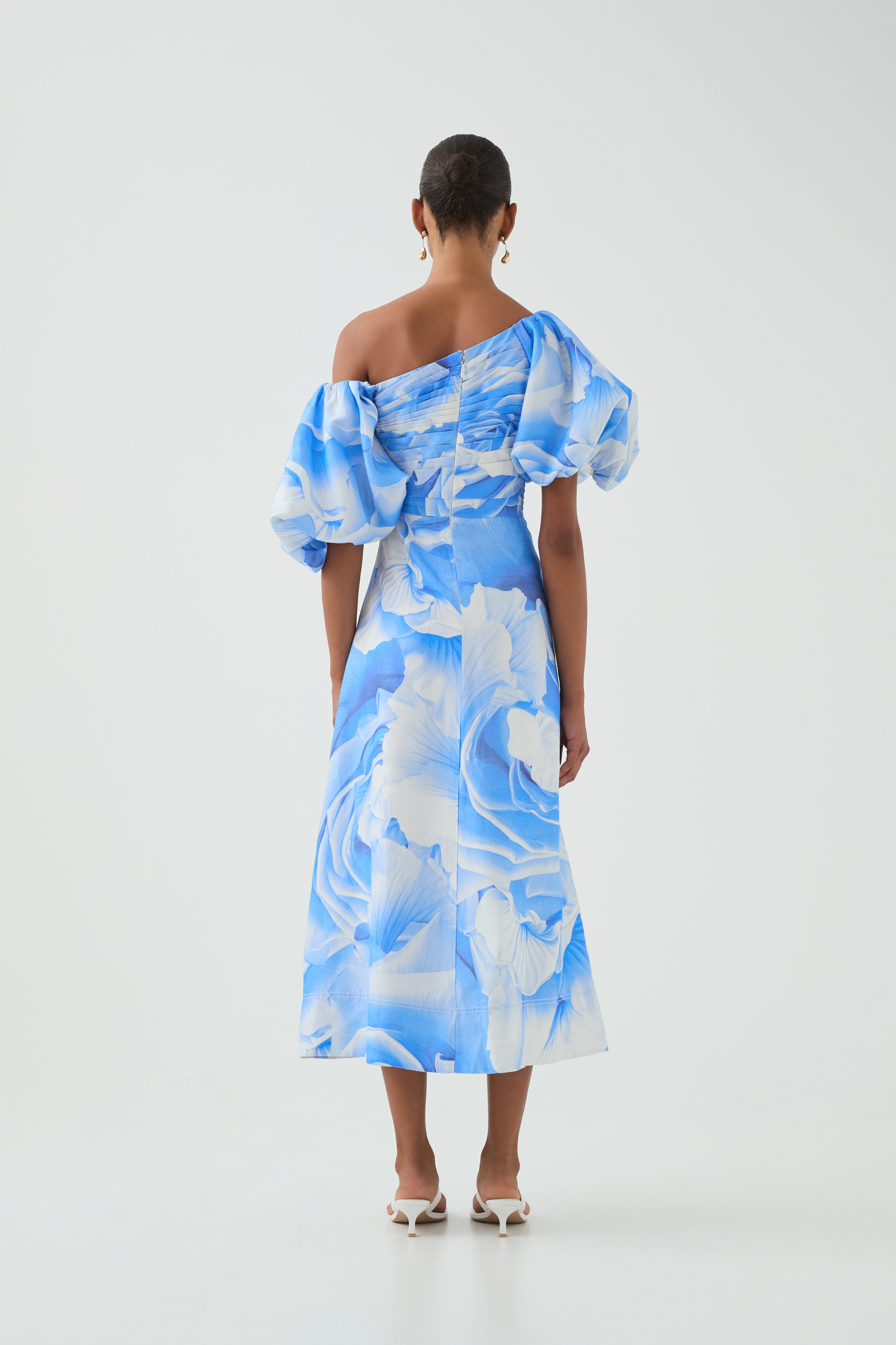 Cadence Ruched Midi Dress