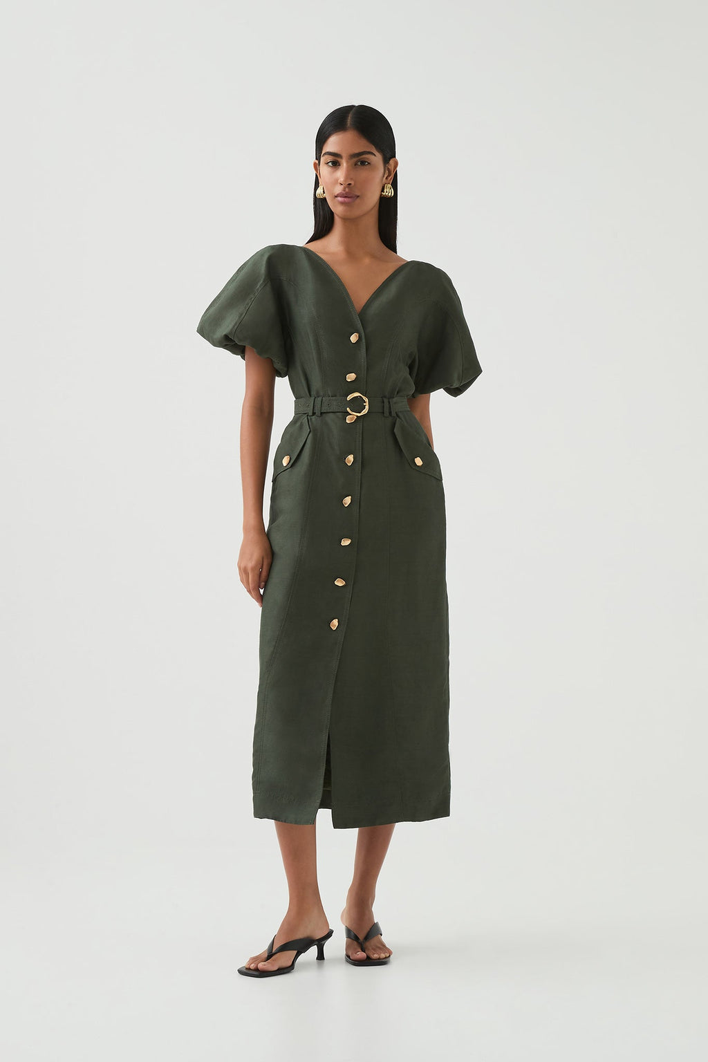 Paloma Utility Midi Dress