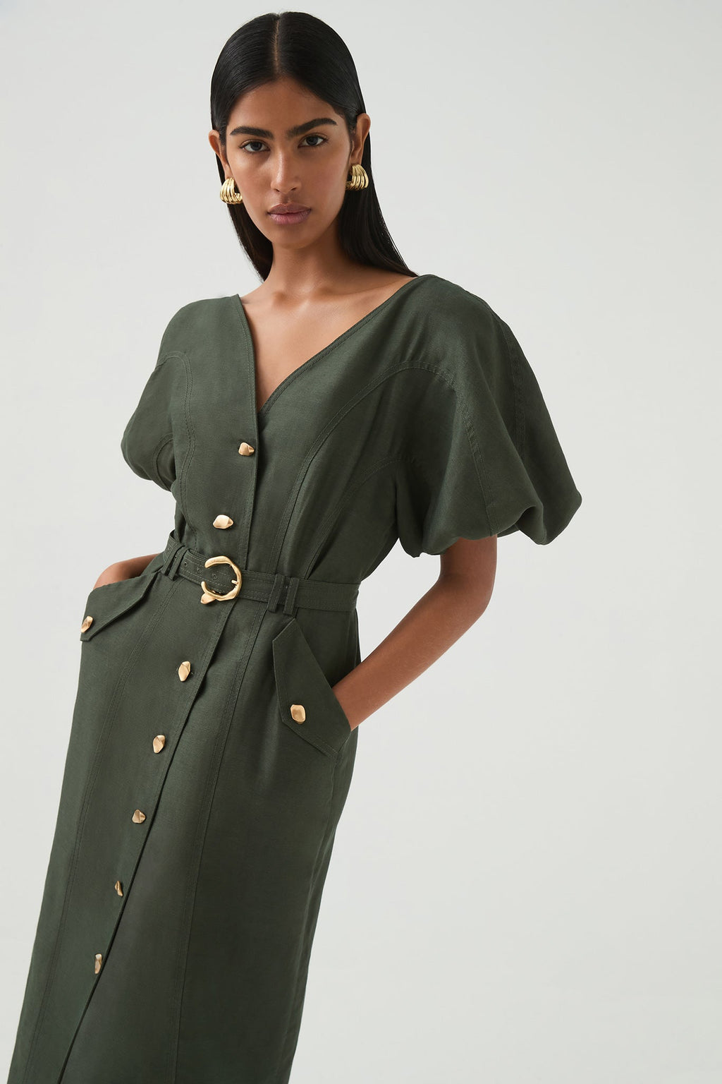 Paloma Utility Midi Dress