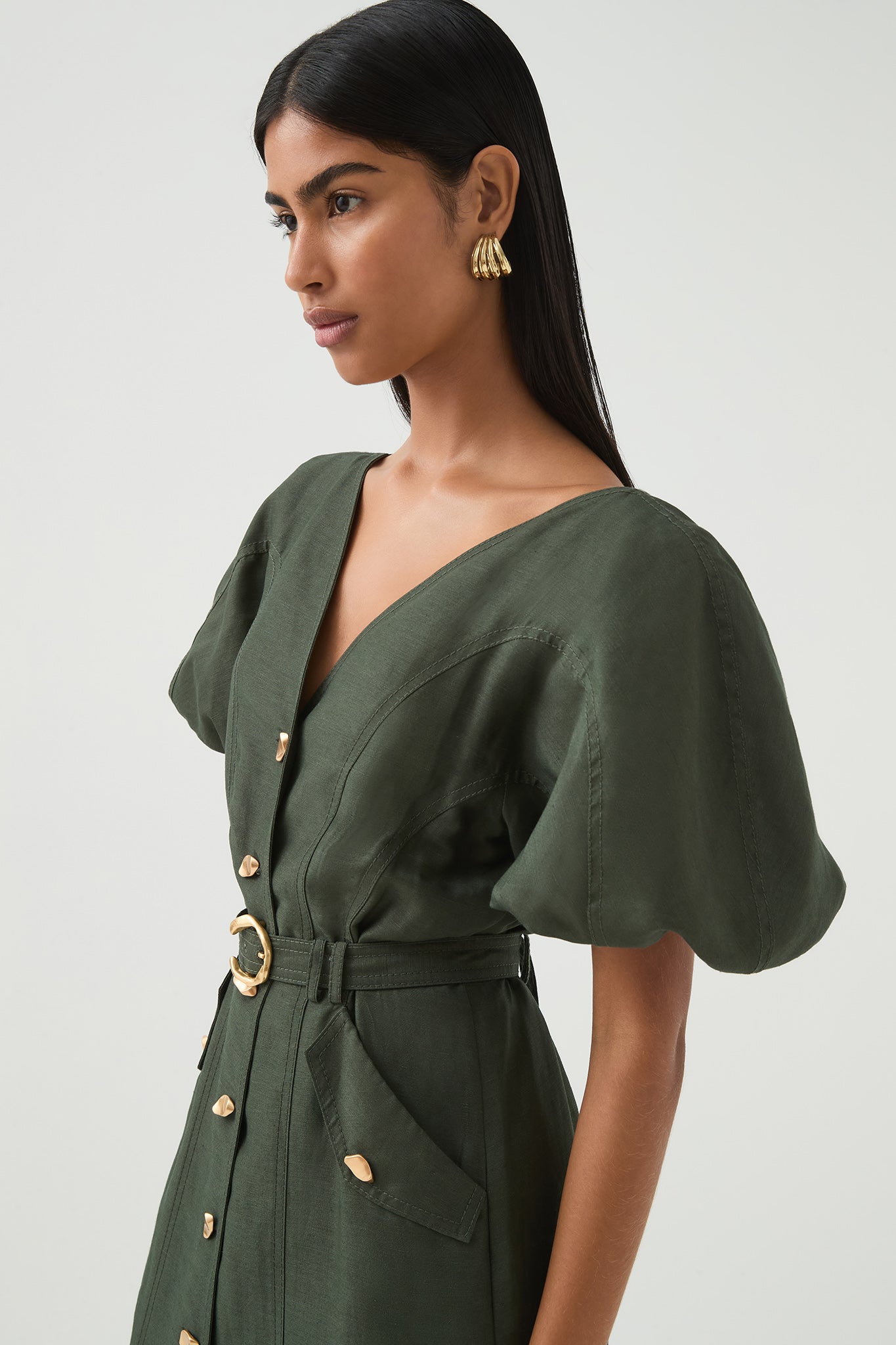 Paloma Utility Midi Dress