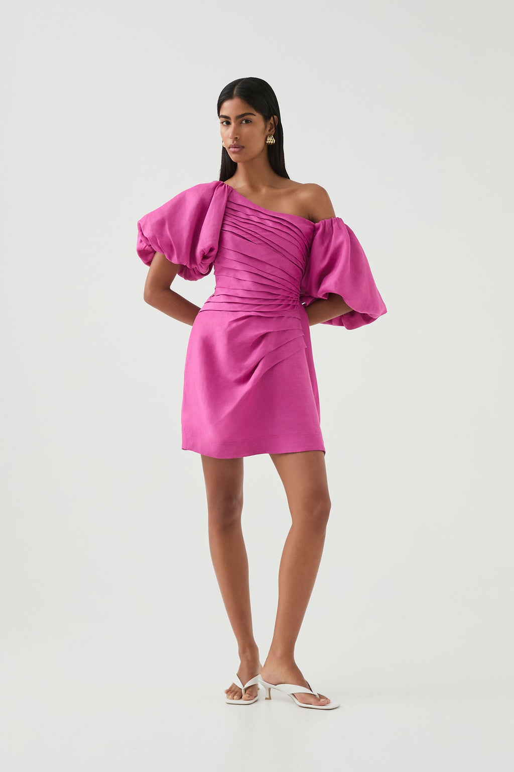 Cadence Ruched Mini Dress