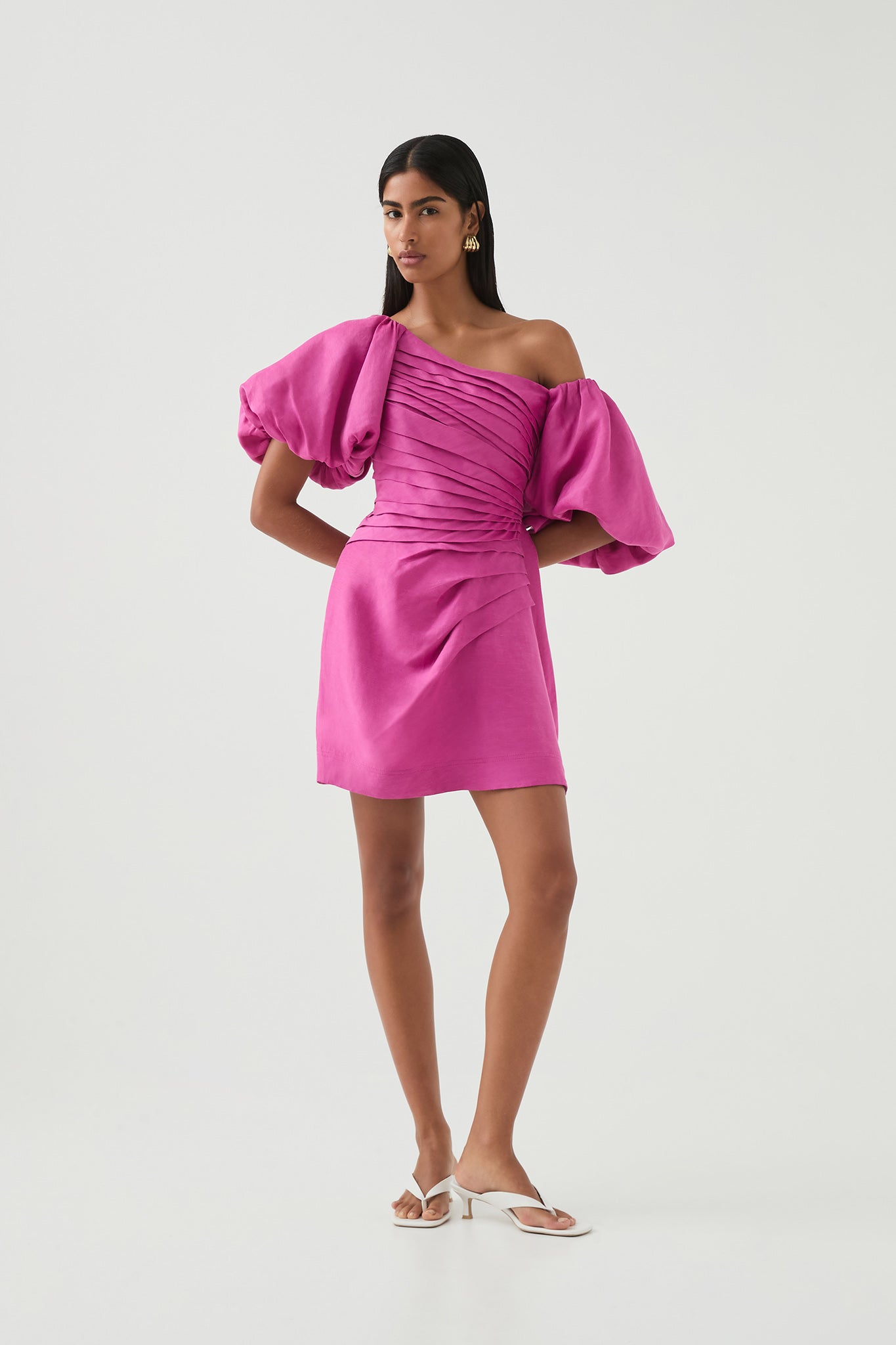 Cadence Ruched Mini Dress