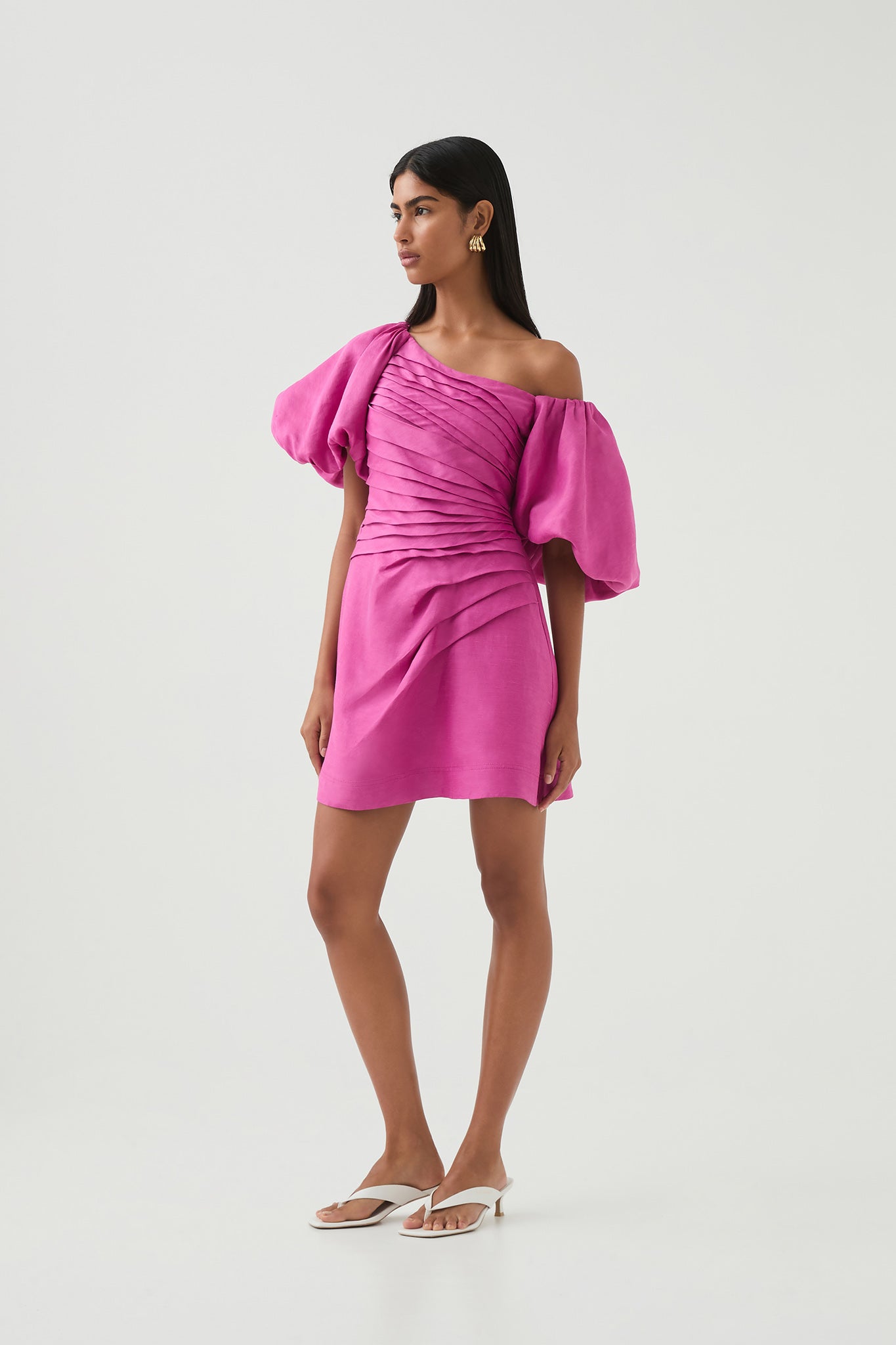 Cadence Ruched Mini Dress