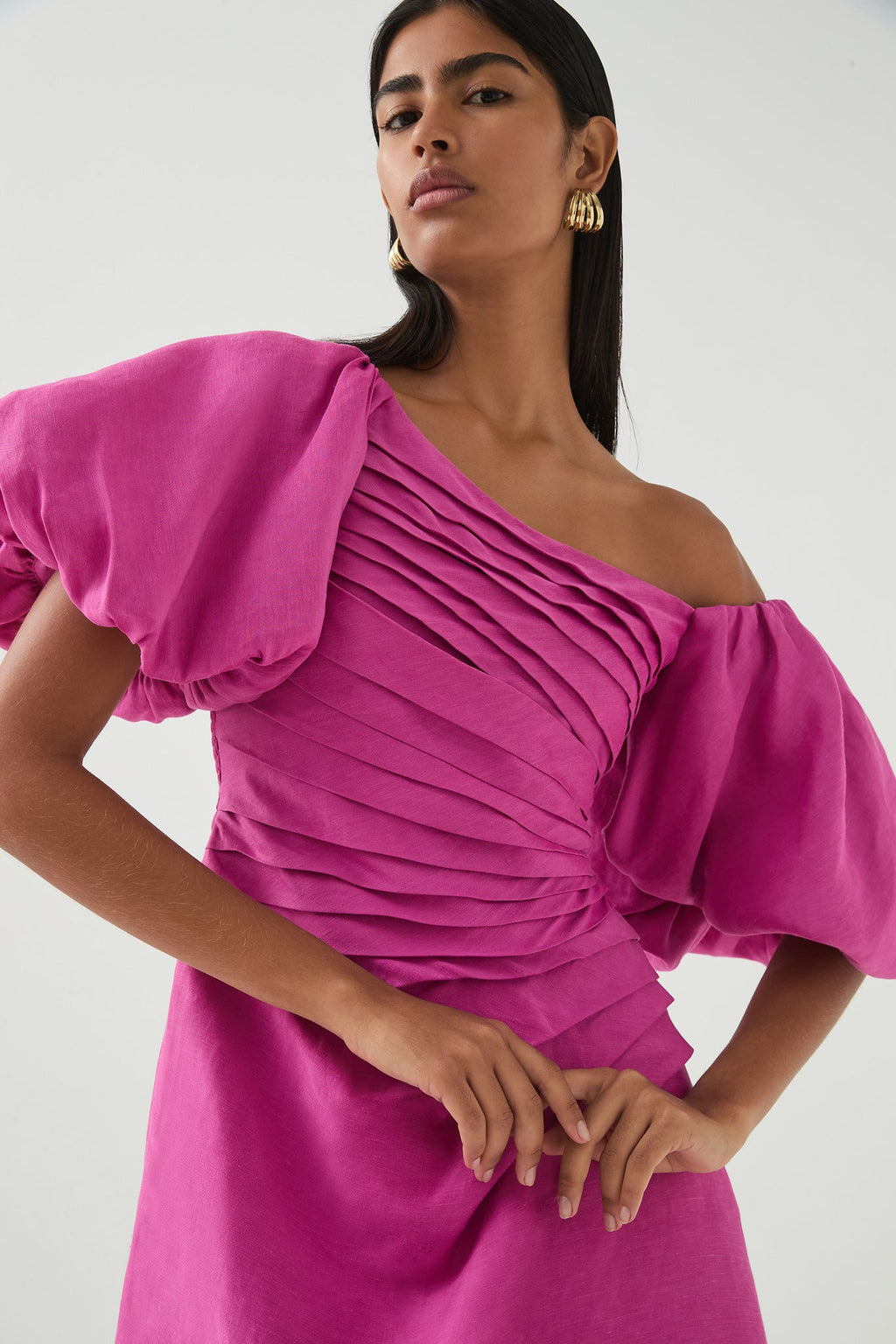 Cadence Ruched Mini Dress