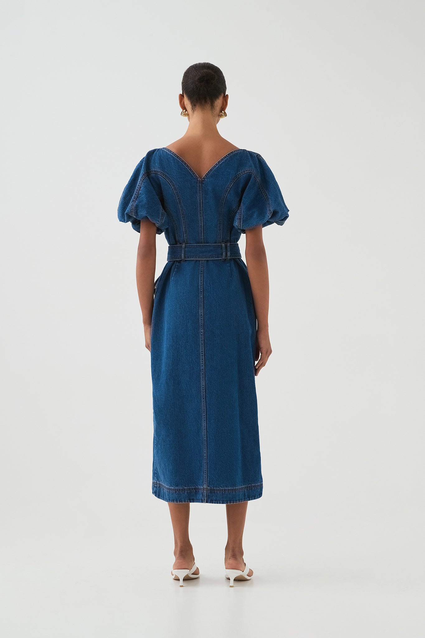 Harper Denim Midi Dress