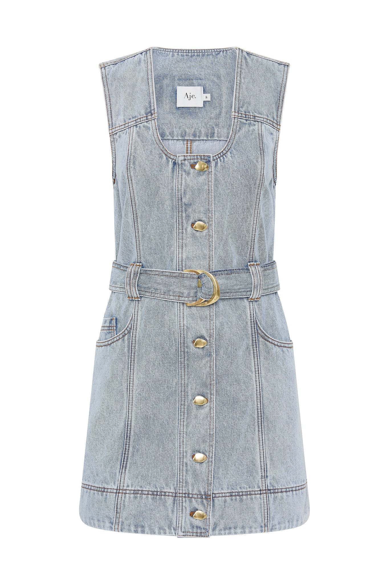 Aura Denim Mini Dress