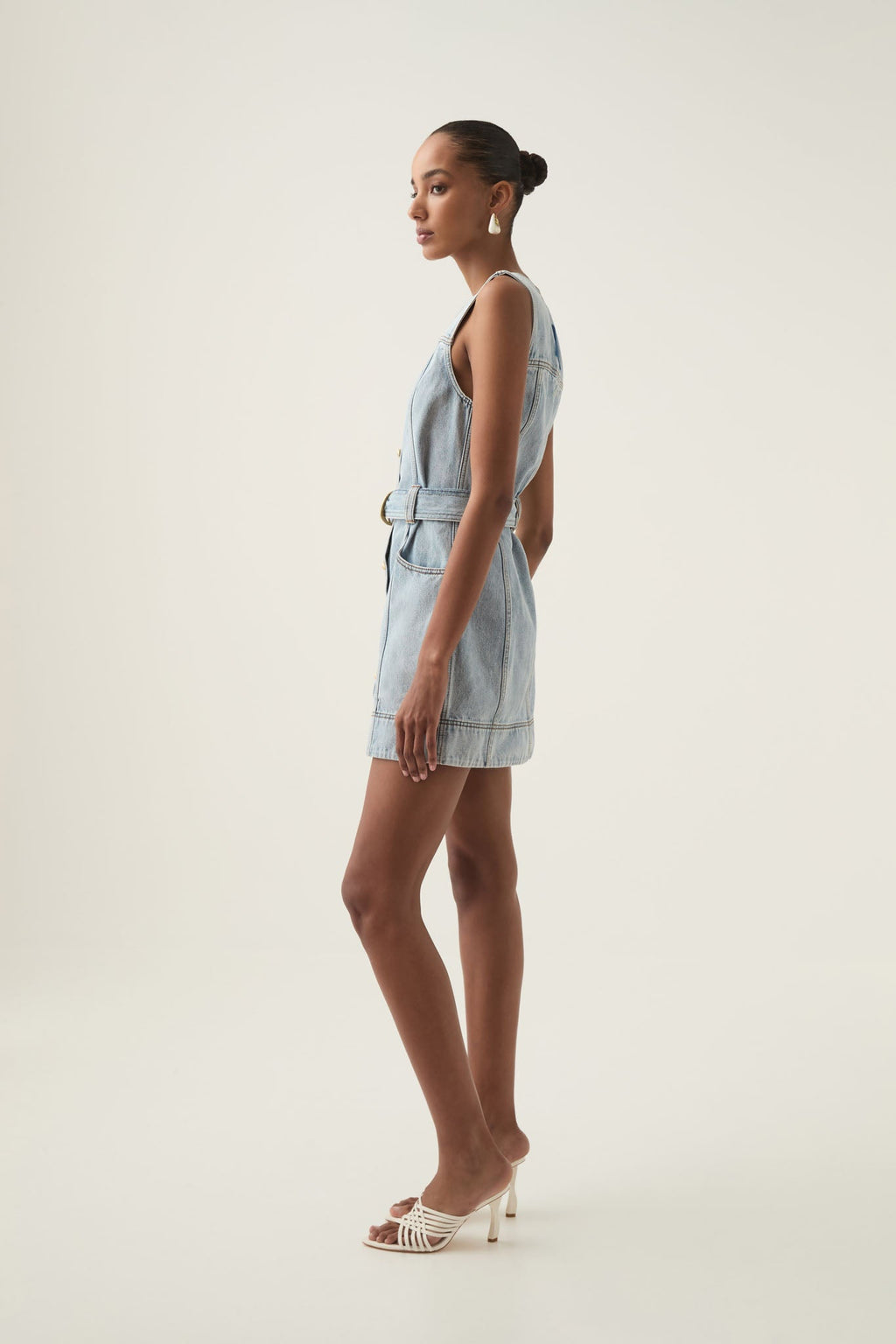 Aura Denim Mini Dress