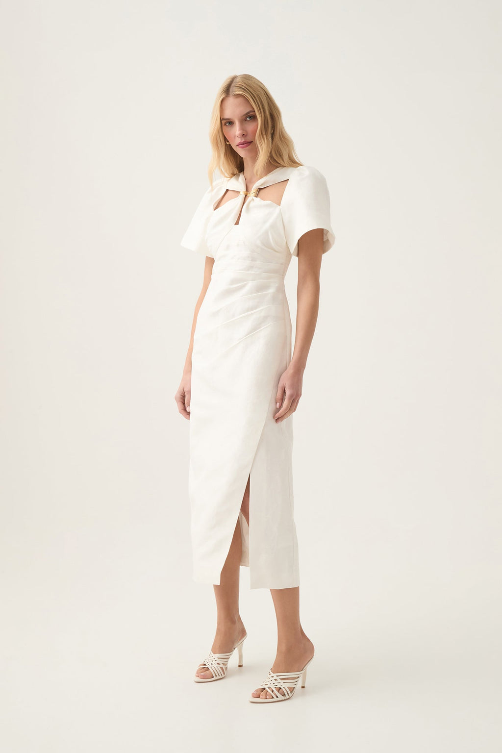 Presence Twisted Midi Dress