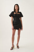 Presence Twisted Mini Dress