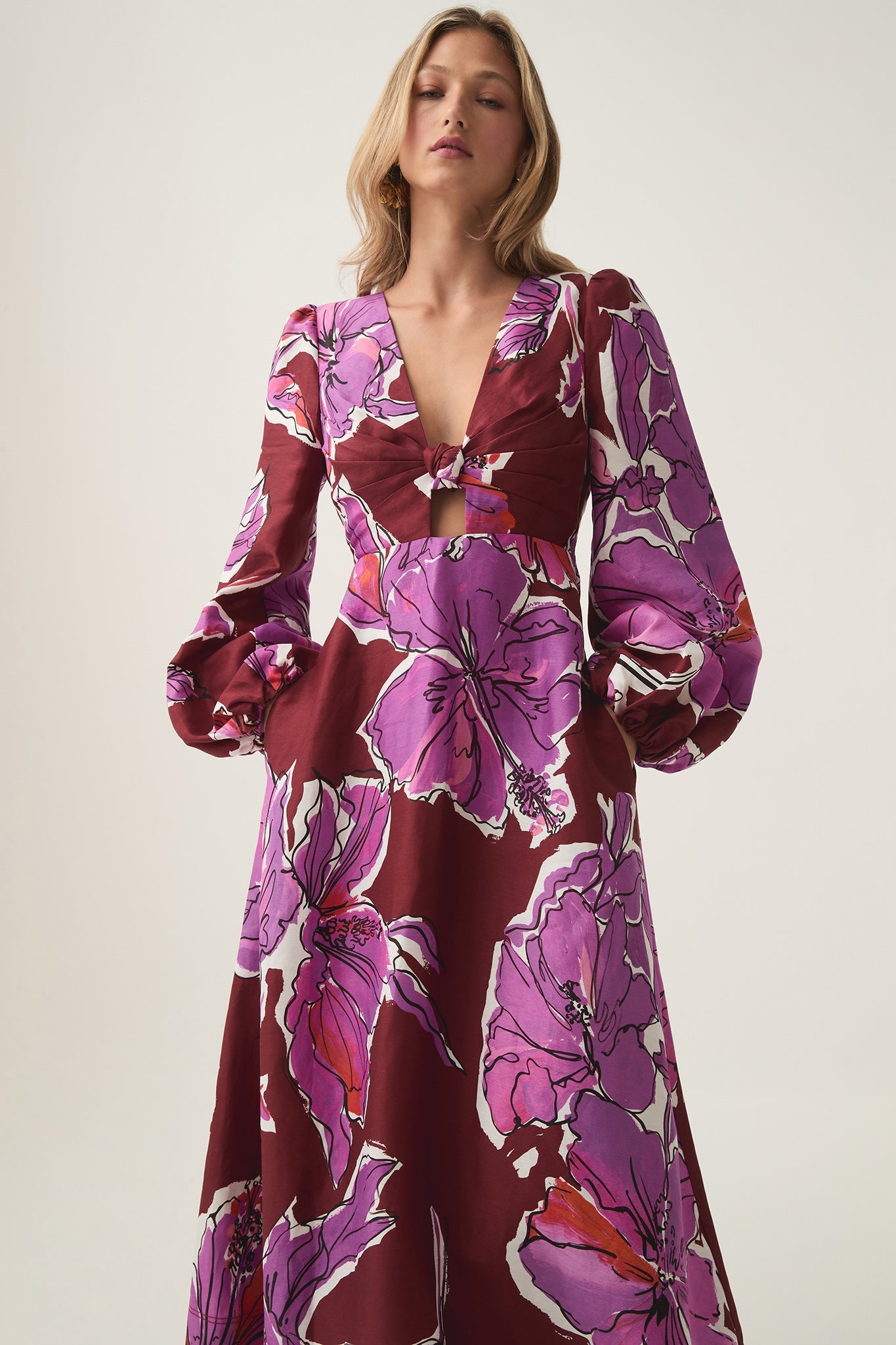 Inflorescence Midi Dress