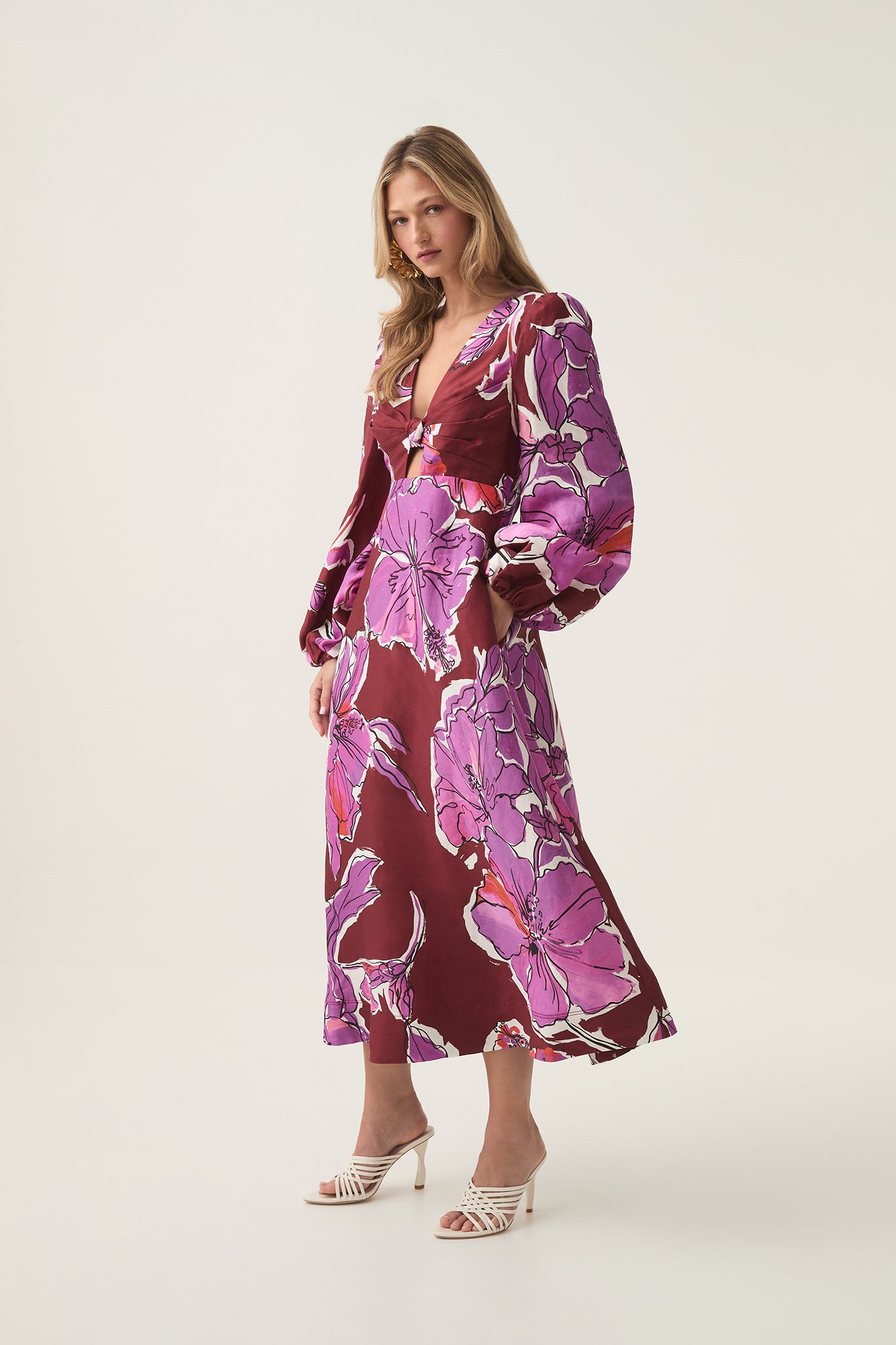 Inflorescence Midi Dress