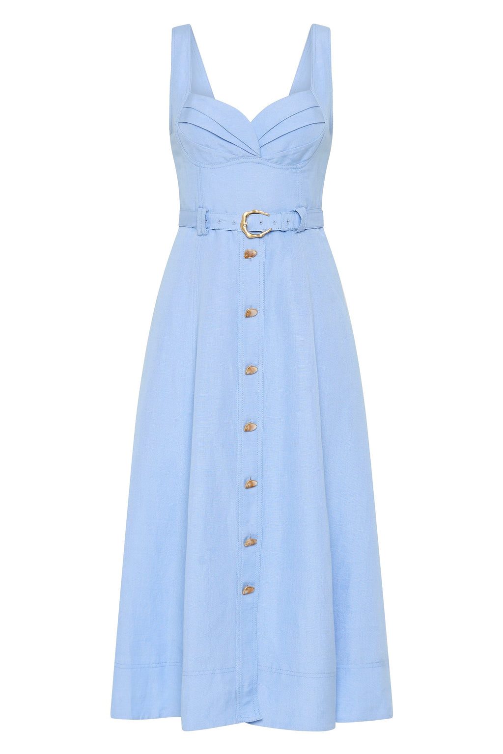 Primary Belted Midi Dress