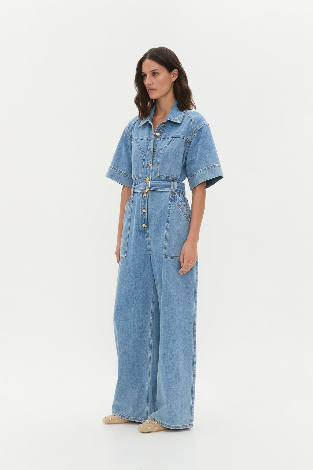 Lane Denim Jumpsuit