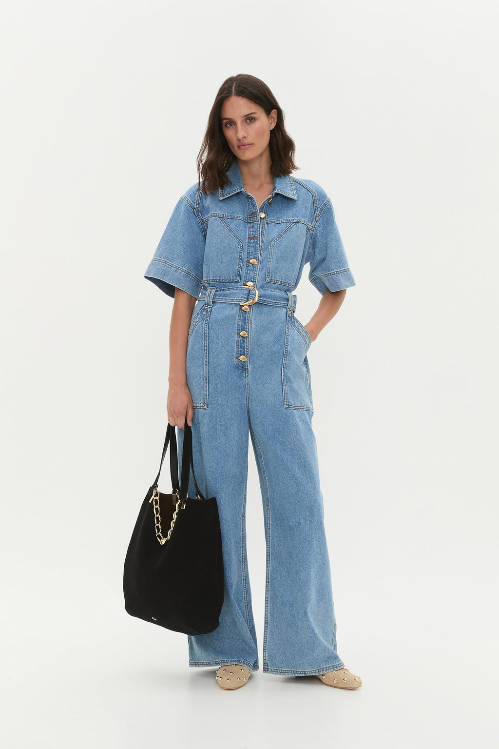 Lane Denim Jumpsuit