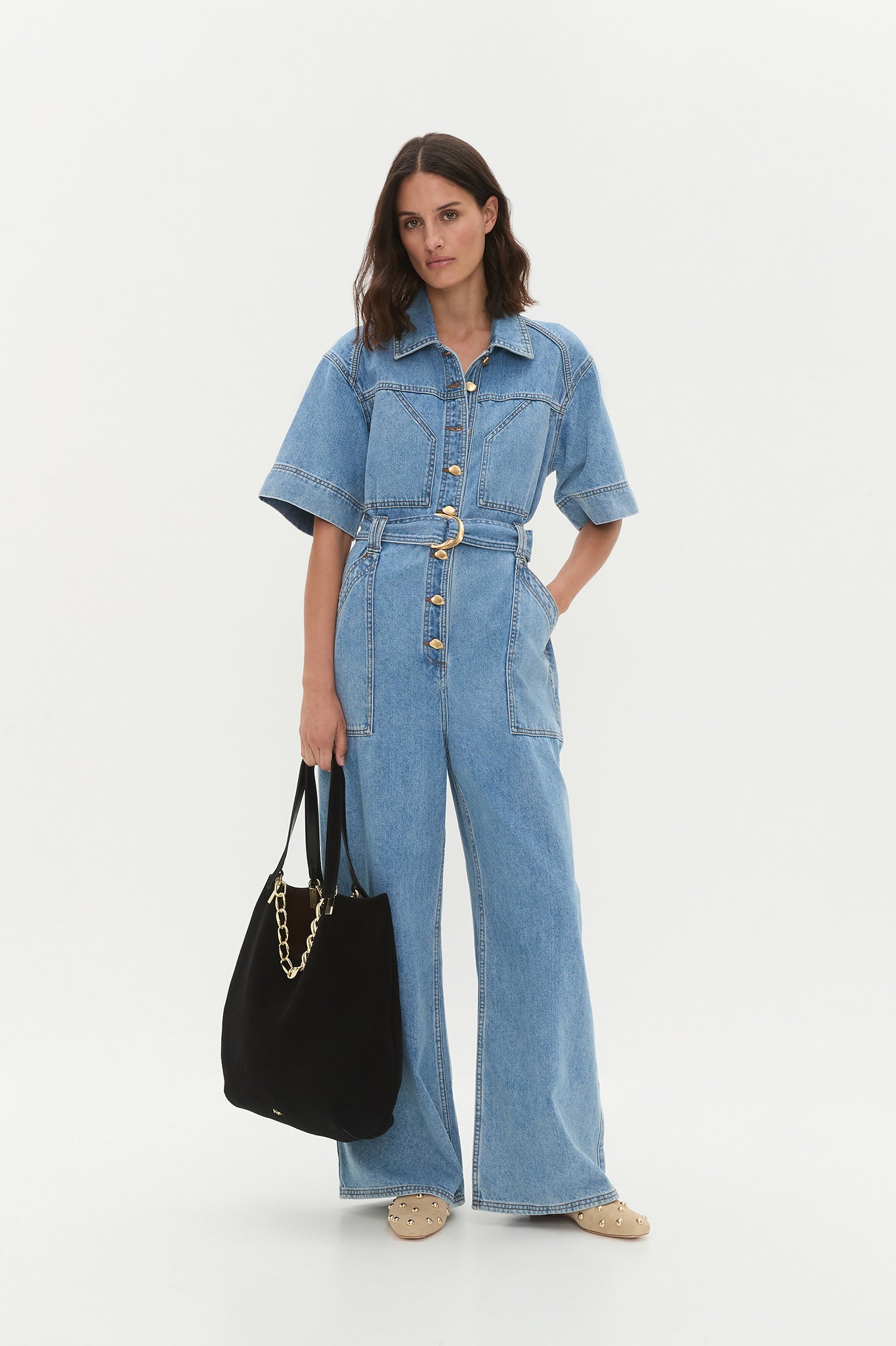 Lane Denim Jumpsuit