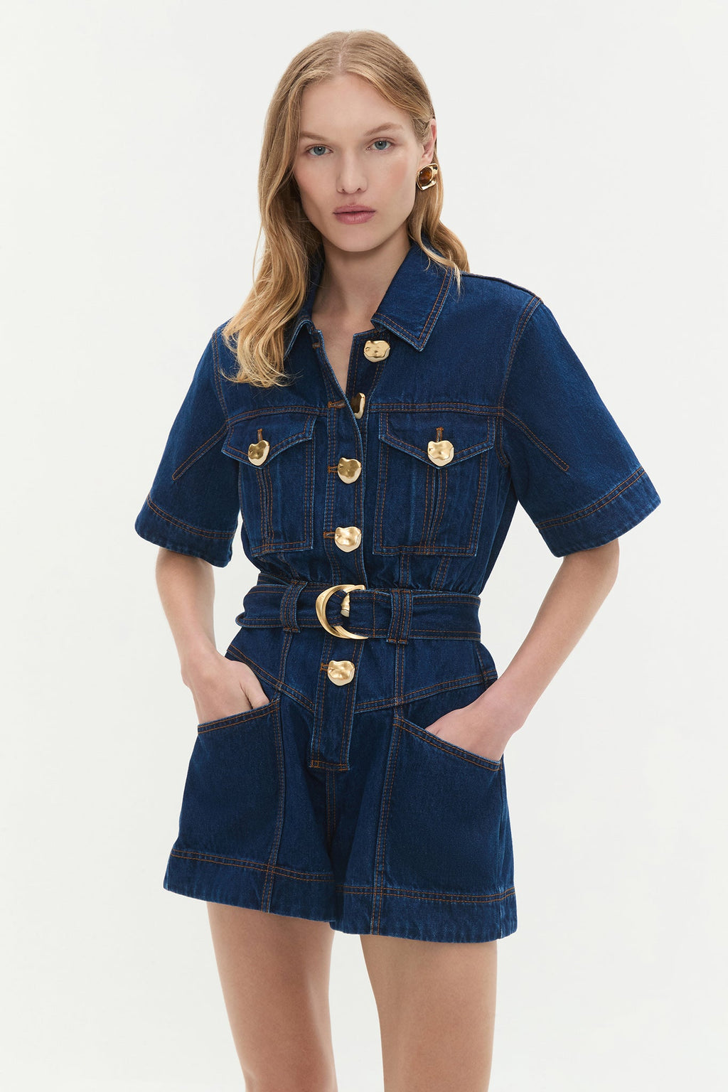 Gianna Denim Playsuit