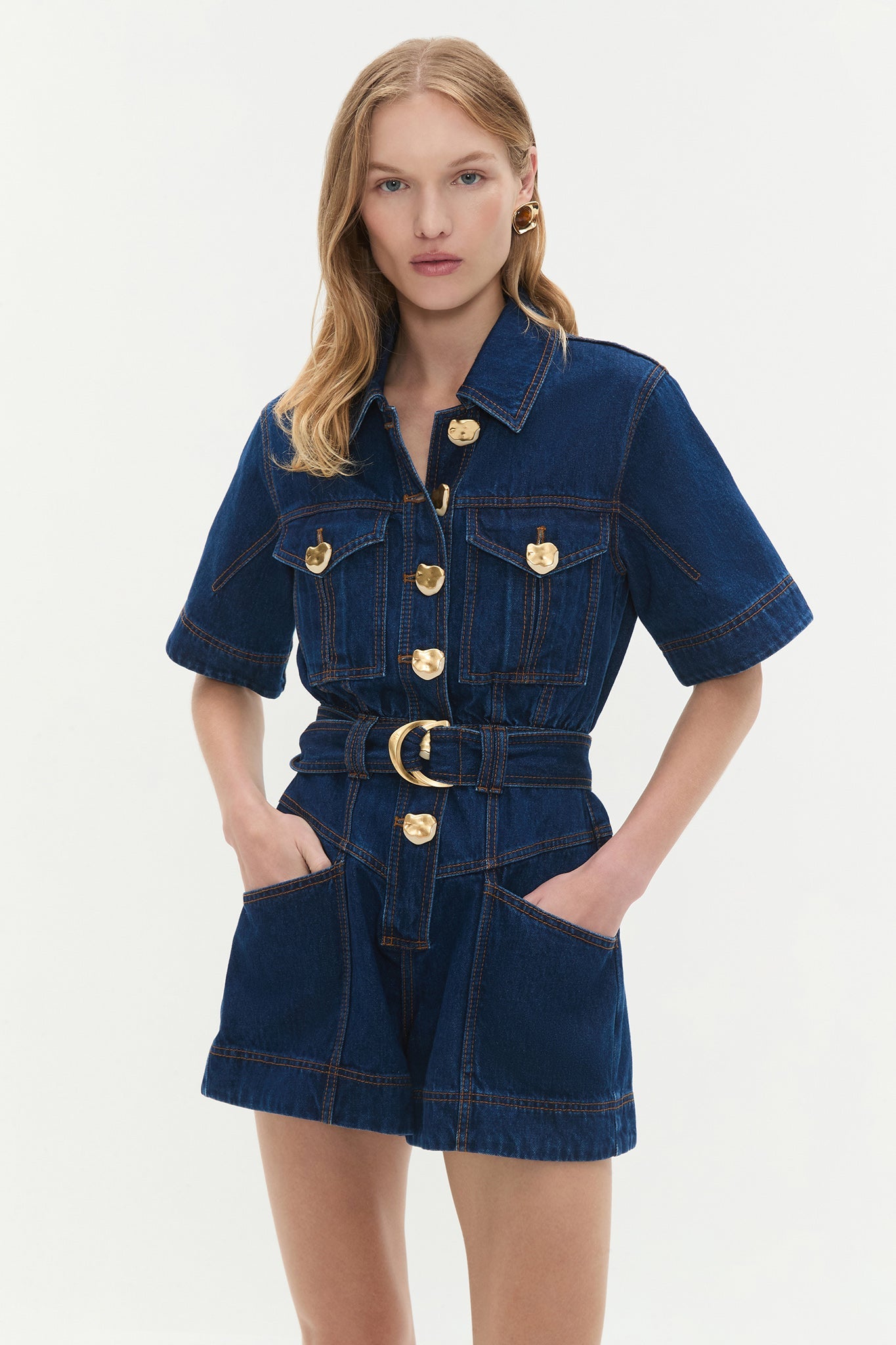 Gianna Denim Playsuit