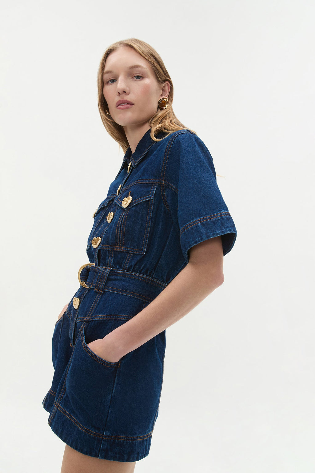 Gianna Denim Playsuit